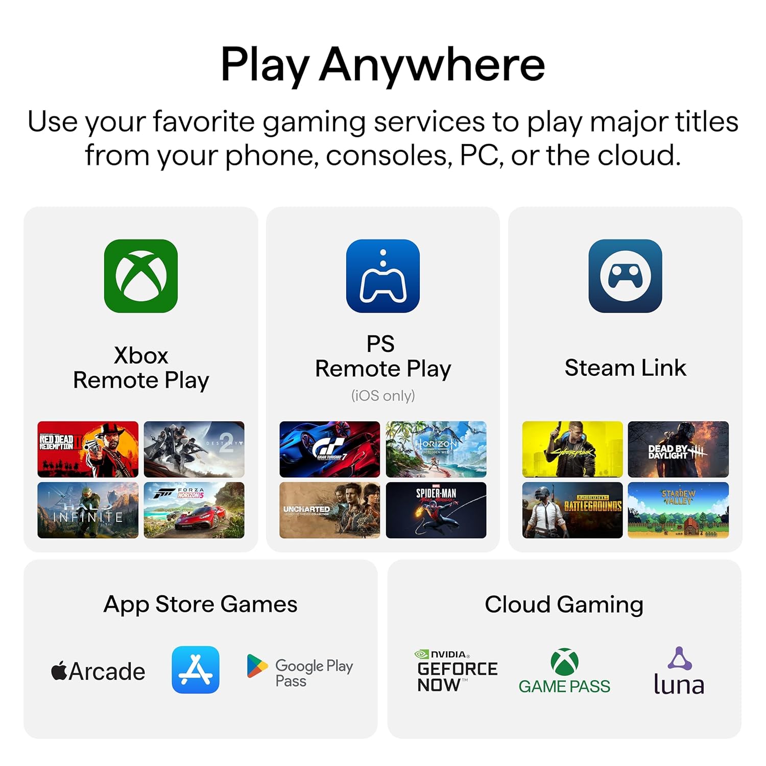 BACKBONE One Mobile Gaming Controller (PlayStation Edition), USB-C Phone Controller for Android & iPhone 15/16/17 Series, 2nd Gen, Play Xbox, Fortnite, Call of Duty, With 3-Months Apple Arcade Access