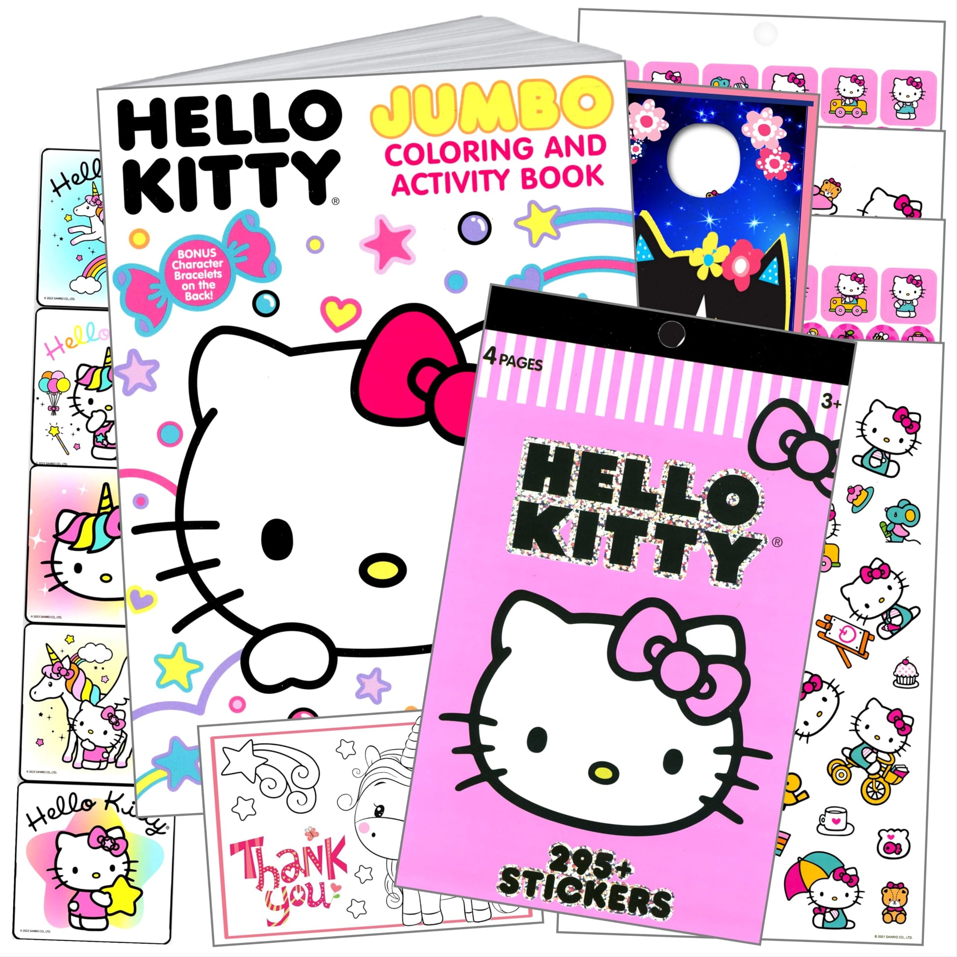 Bendon Pokemon Stickers Activity Set with Pokemon Coloring Book with Stickers, Reward Sticker Set, Craft Door Hanger