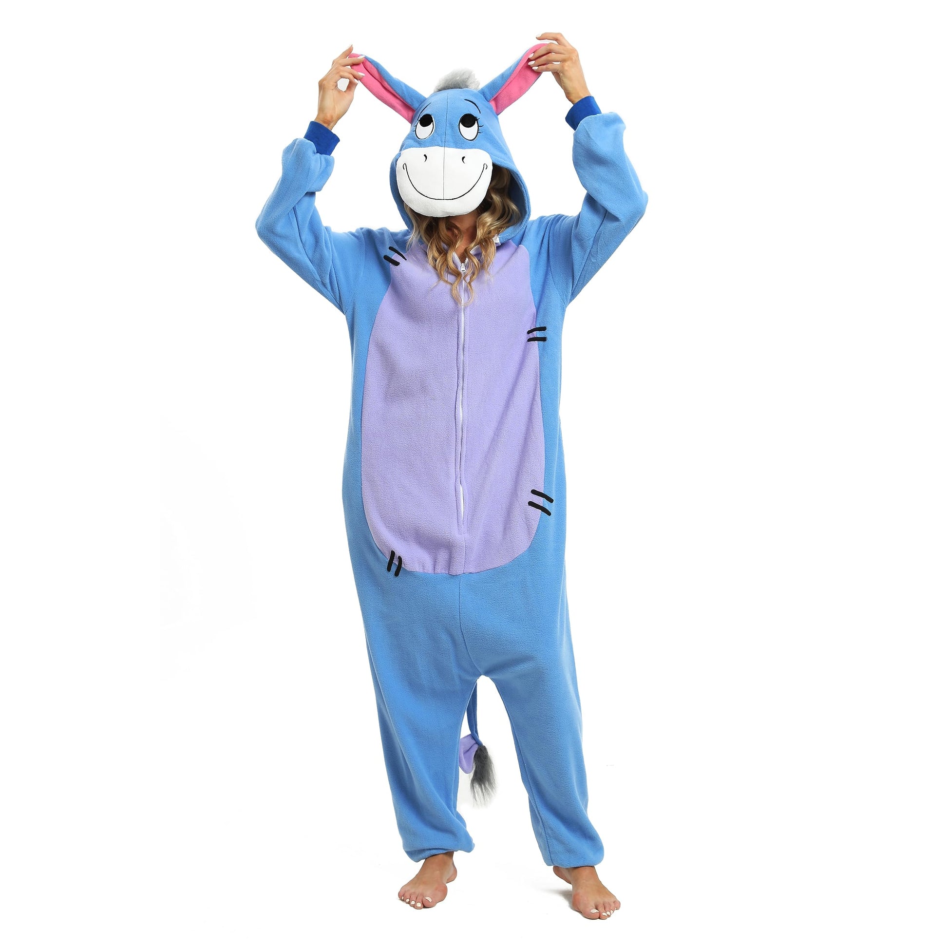 Halloween Animal Onesie Pajamas for Adults Costume Cosplay Homewear One Piece
