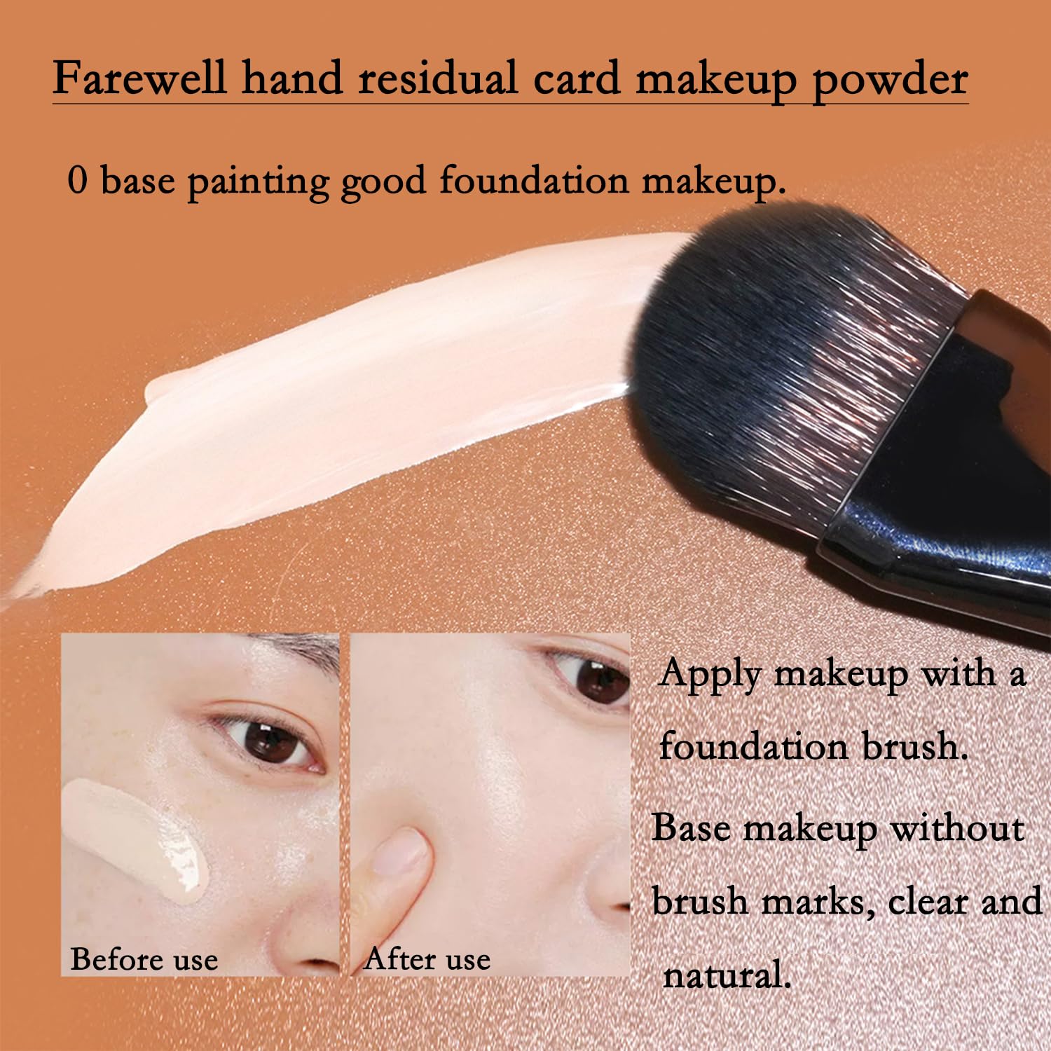 Professional Makeup Brush Set Foundation Brush Powder Brush Rich Soft Bristles Rosewood Handle Brush for Ultimate MakeUp Experience