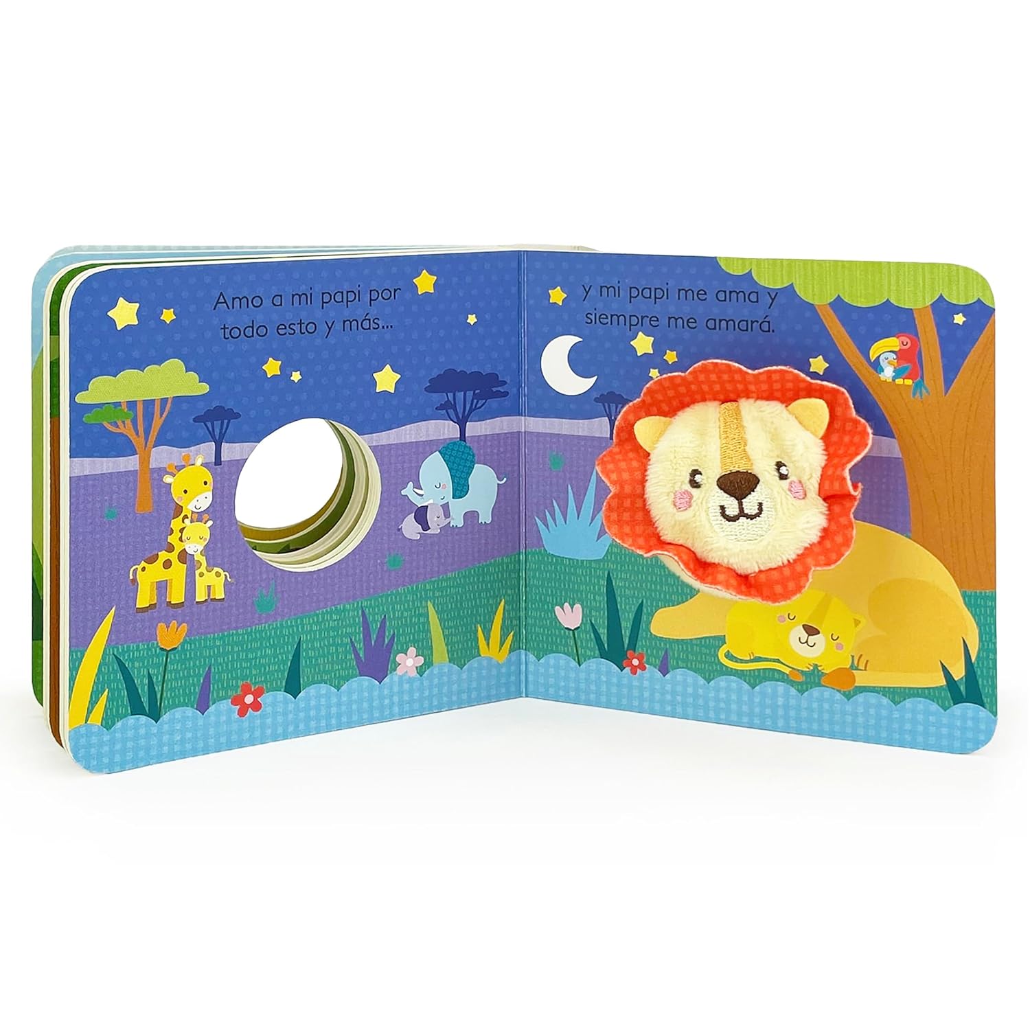 Daddy And Me / Papi y Yo Spanish Language Children's Finger Puppet Board Book, Ages 1-4 (en español) (Spanish Edition)