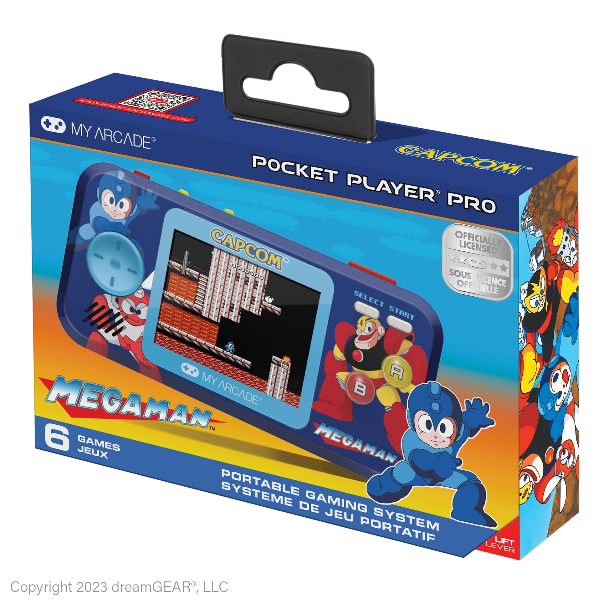 My Arcade Atari Pocket Player Pro: Handheld Portable Video Game Console with 100 Games, 2.75" Color Display, Ergonomic Design