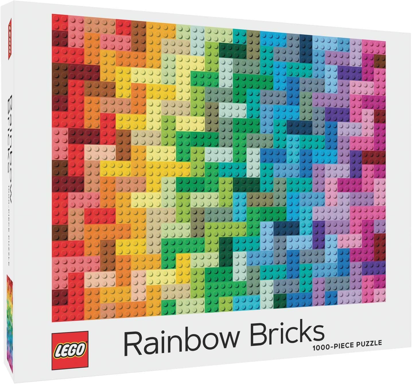 LEGO Rainbow Bricks 1000 Piece Jigsaw Puzzle