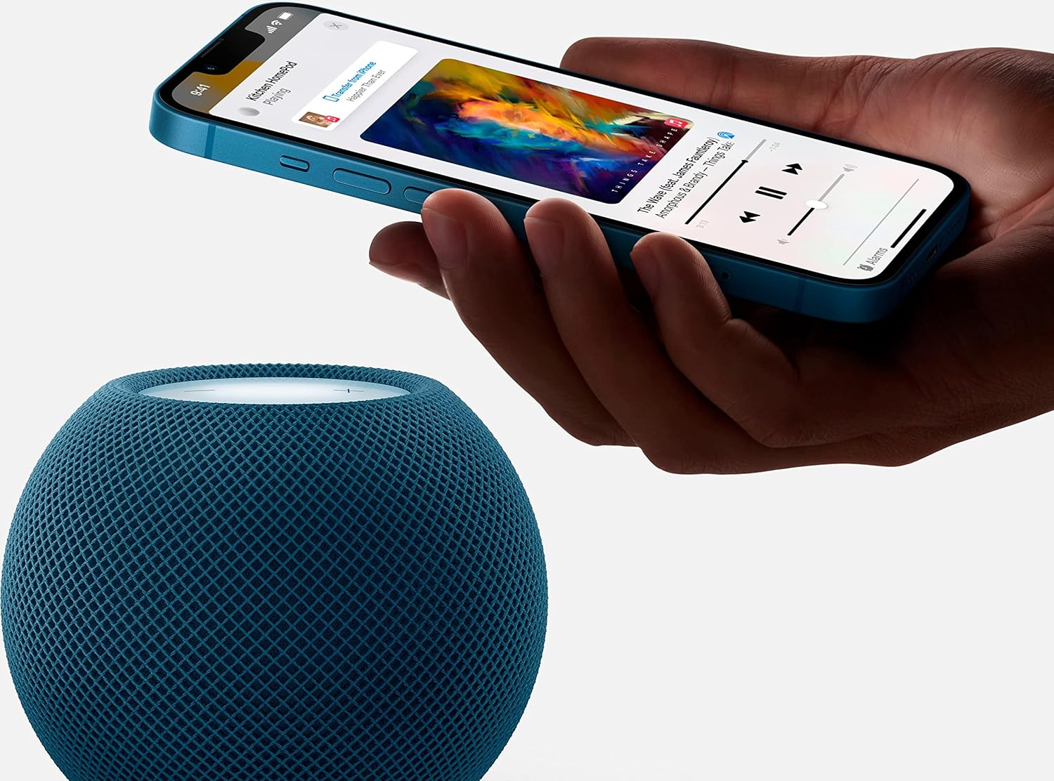 Apple - HomePod mini - Blue (Renewed)