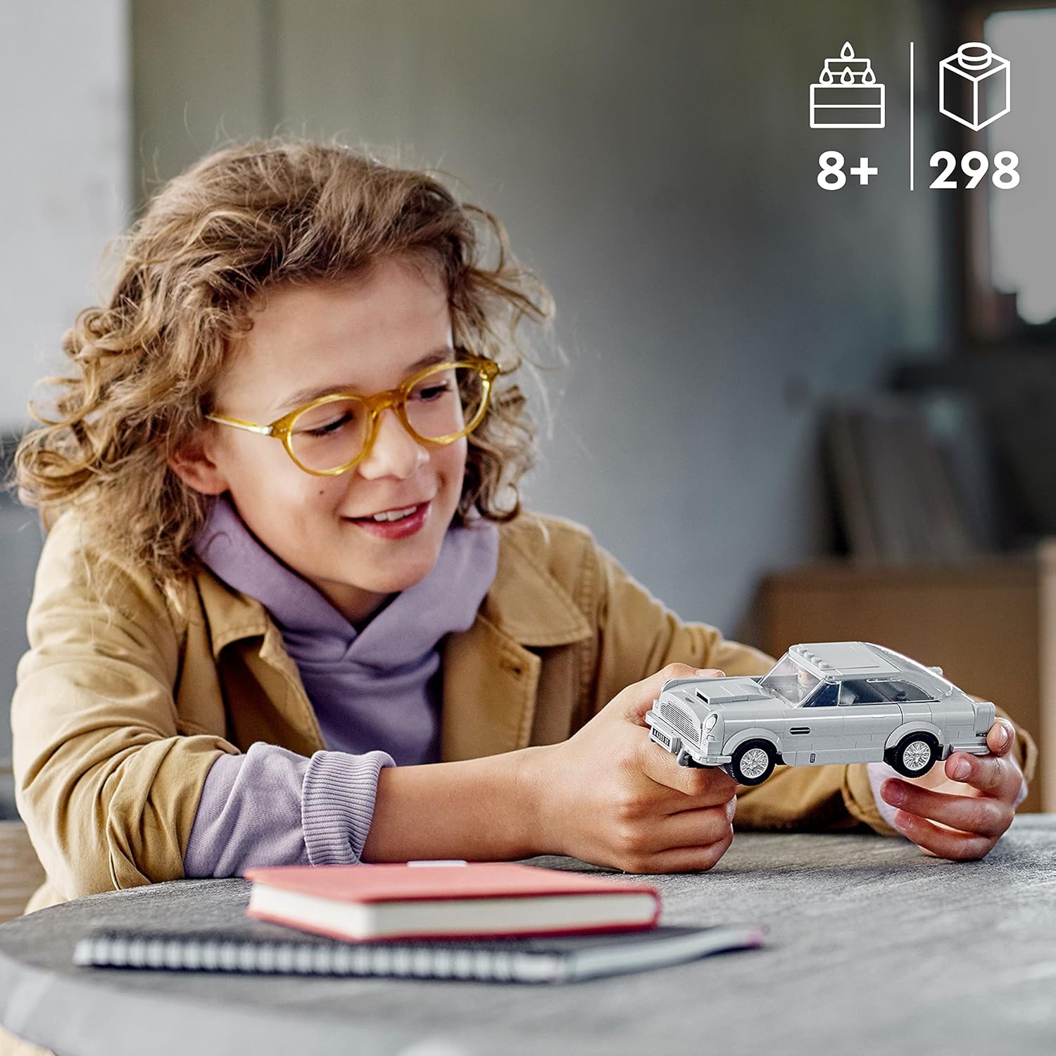 Lego Speed Champions 007 Aston Martin DB5 76911 Building Toy Set Featuring James Bond for Kids, Boys and Girls Ages 8+ (298 Pieces), 10.32 x 5.55 x 2.4 inches