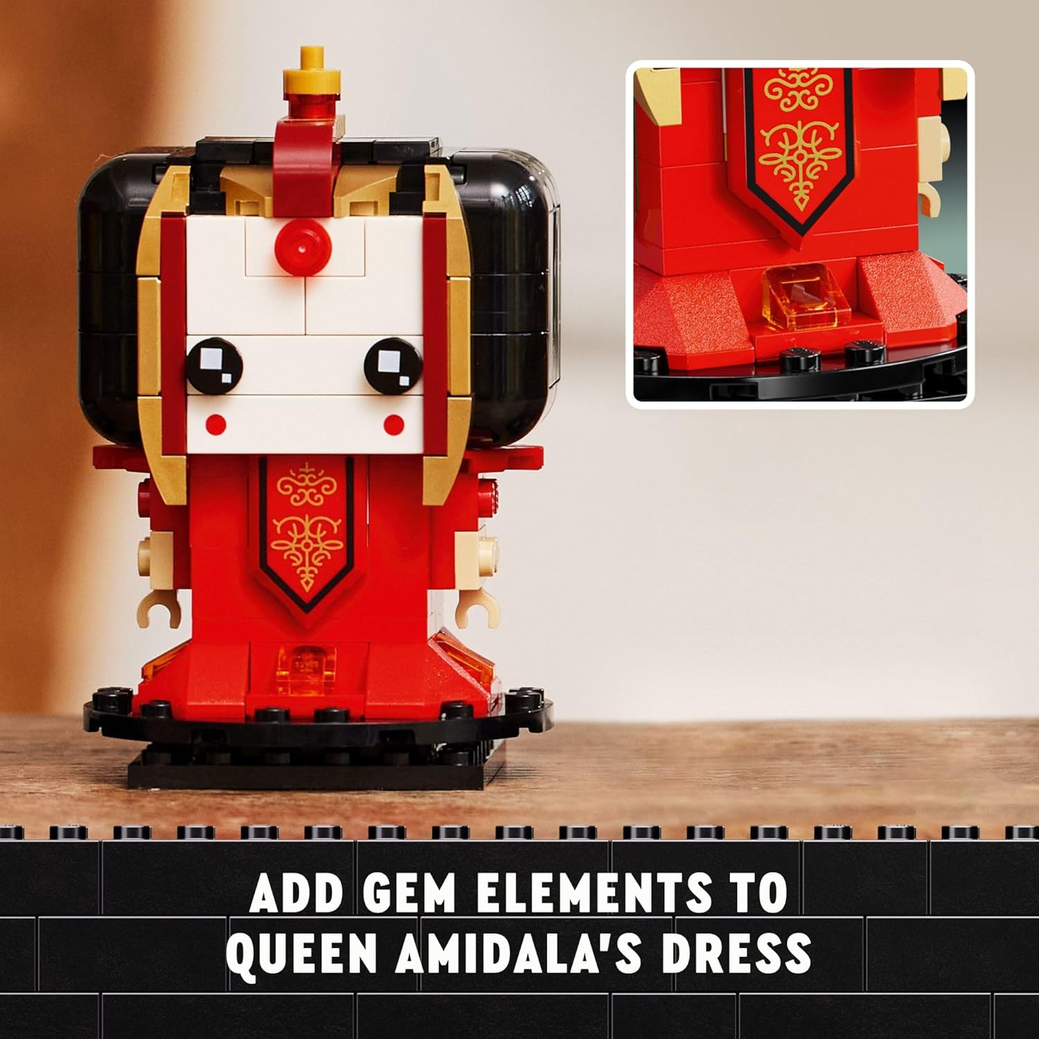 LEGO Star Wars BrickHeadz The Phantom Menace - Collectible Star Wars Figures of Annakin, Darth Maul, & More - Gift for Fans - 40676