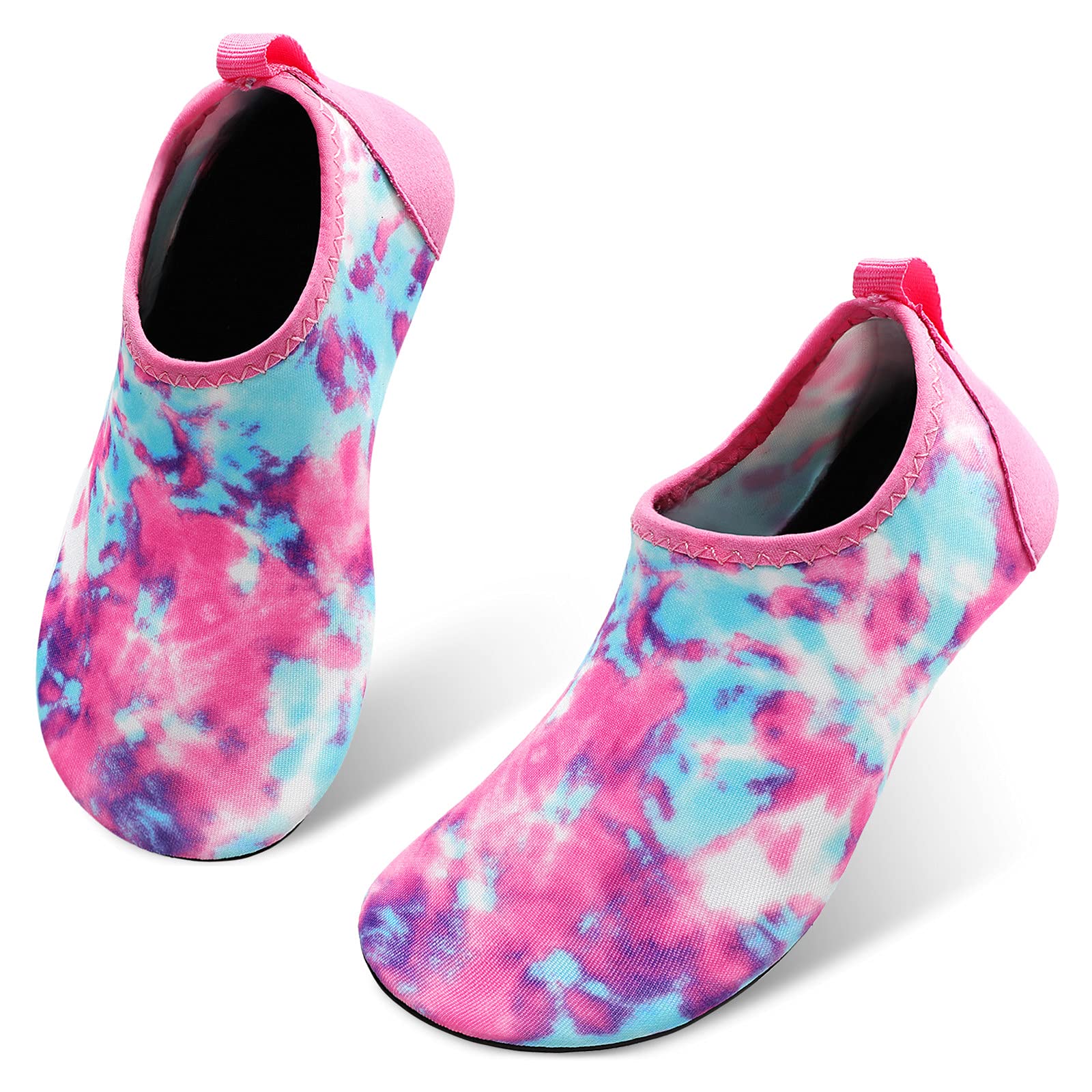 JIASUQI Kids Boys and Girls Summer Athletic Water Shoes Aqua Socks for Beach Swimming Pool