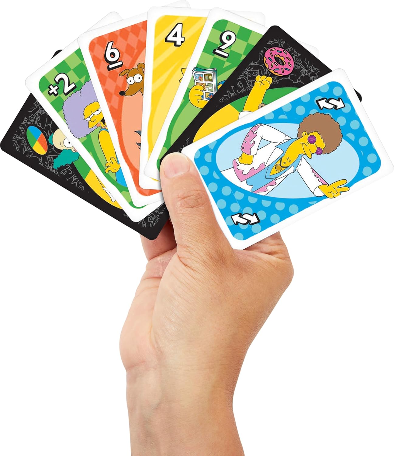 Mattel Games UNO The Simpsons Card Game for Kid, Adult & Family Nights, Parties, Travel & Camping, Toy Collectible Inspired by The Series
