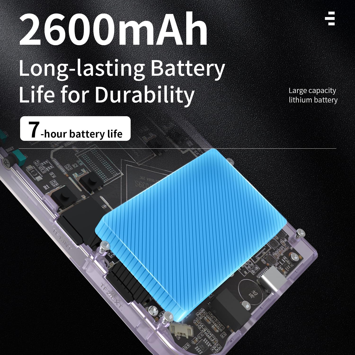 RG35XX Retro Handheld Game Console, 3.5 Inch IPS Screen, 64GB Storage with 5700 Pre-Loaded Games, HDMI TV Output, 2600mAh Battery, Grey (35XX Purple-11)