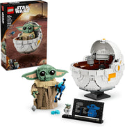 LEGO Star Wars Grogu with Hover Pram Building Toy Set - Star Wars Toy for Kids, Boys & Girls, Ages 10+ - Gift Idea for Birthday - 75403