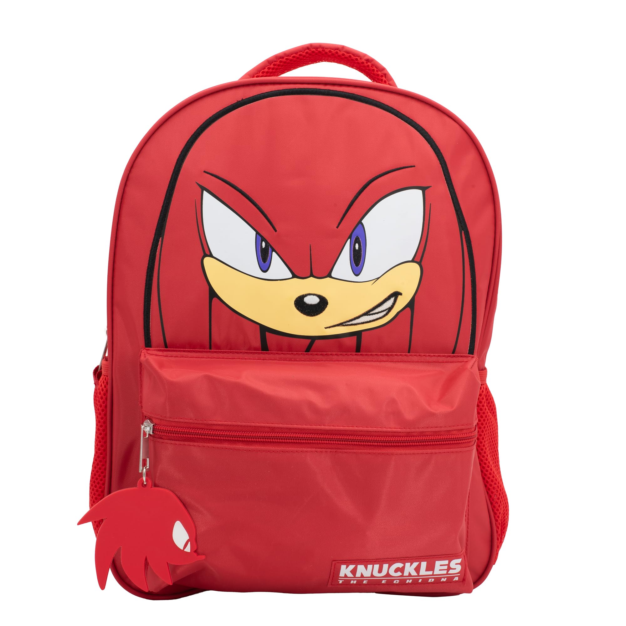 AI ACCESSORY INNOVATIONS Sonic The Hedgehog Backpack for Boys & Girls, Shadow 16 Inch Schoolbag with 3D Features, Durable School Bag for Kids
