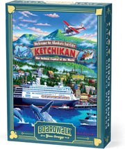 Boardwalk Puzzles Premium Featherlight Unique Playing Cards, Fun Themed Deck for Home and Travel | Ketchikan