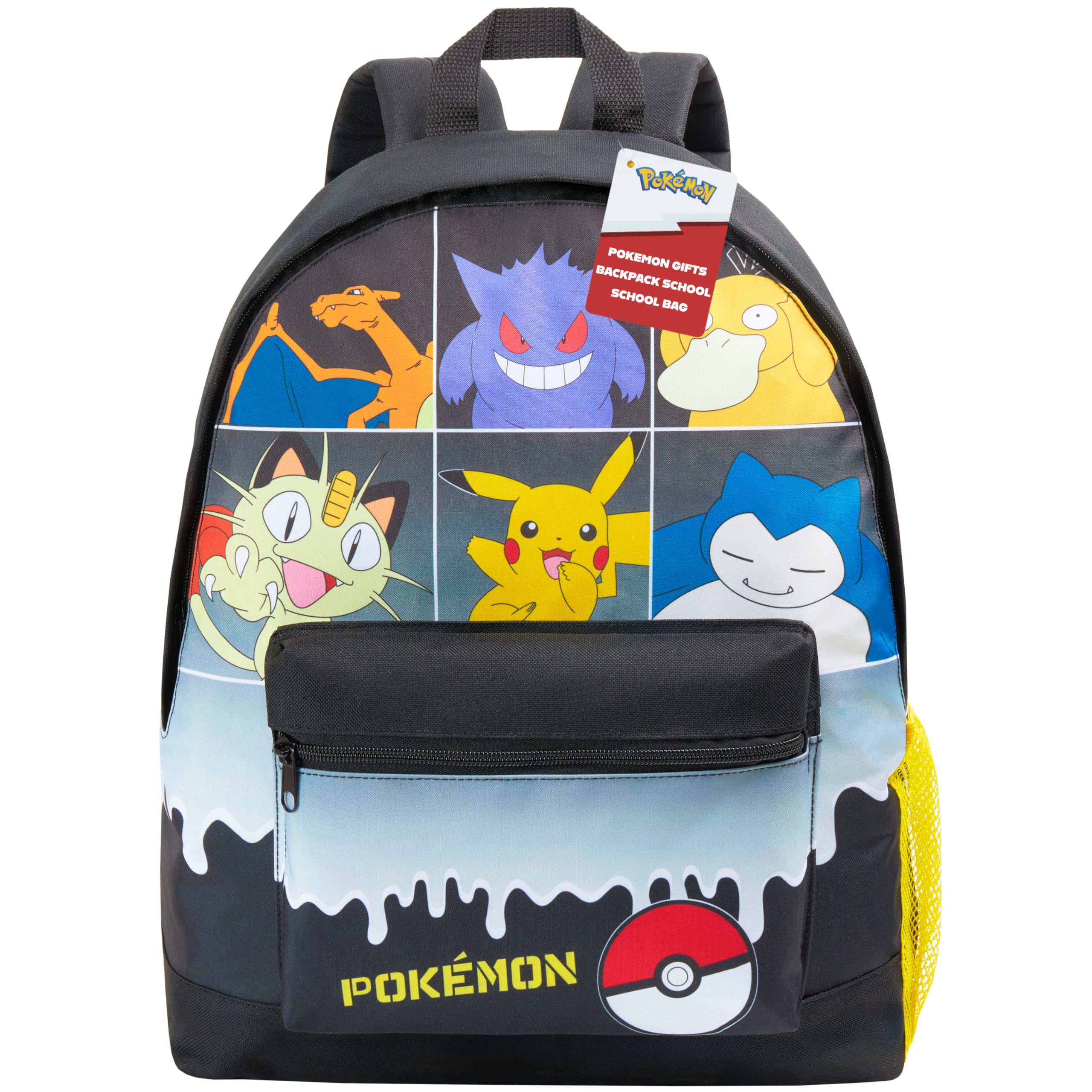 Pokemon Backpack for Kids Teens Boys Girls Pikachu Anime Bookbag Daypack Bag School Sports Gifts for Kids (Multi AOP)