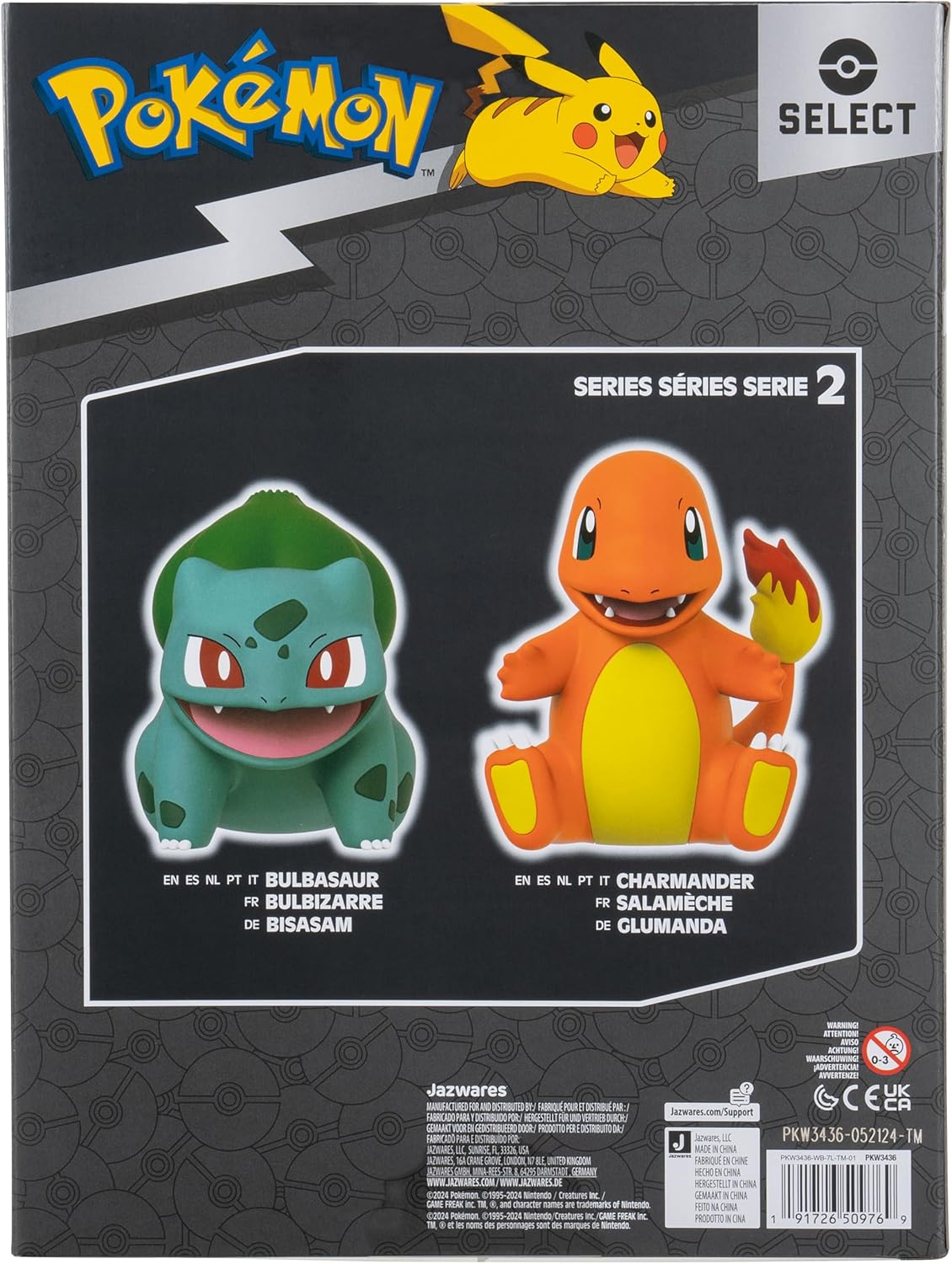 Pokemon Charmander Deluxe Select Vinyl Figure - 8-Inch Figure Made from Vinyl