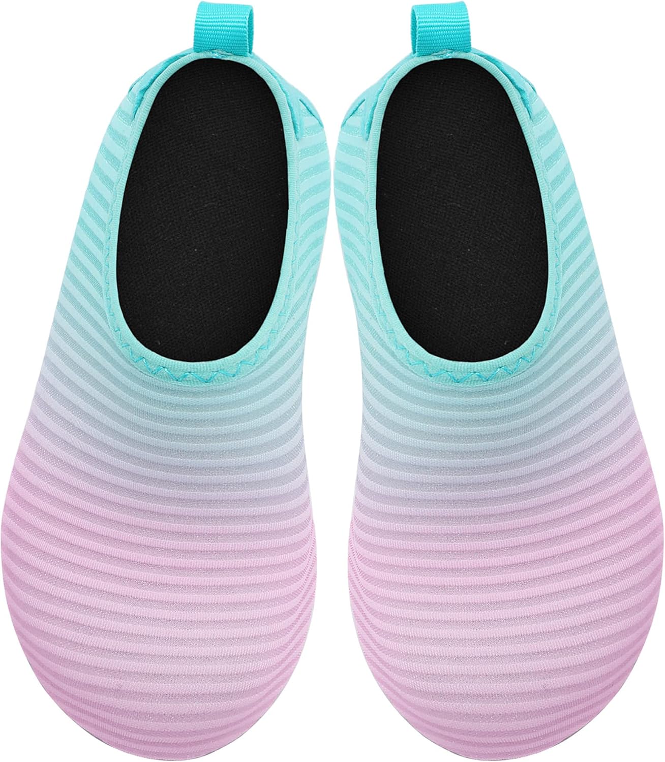 JIASUQI Kids Boys and Girls Summer Athletic Water Shoes Aqua Socks for Beach Swimming Pool