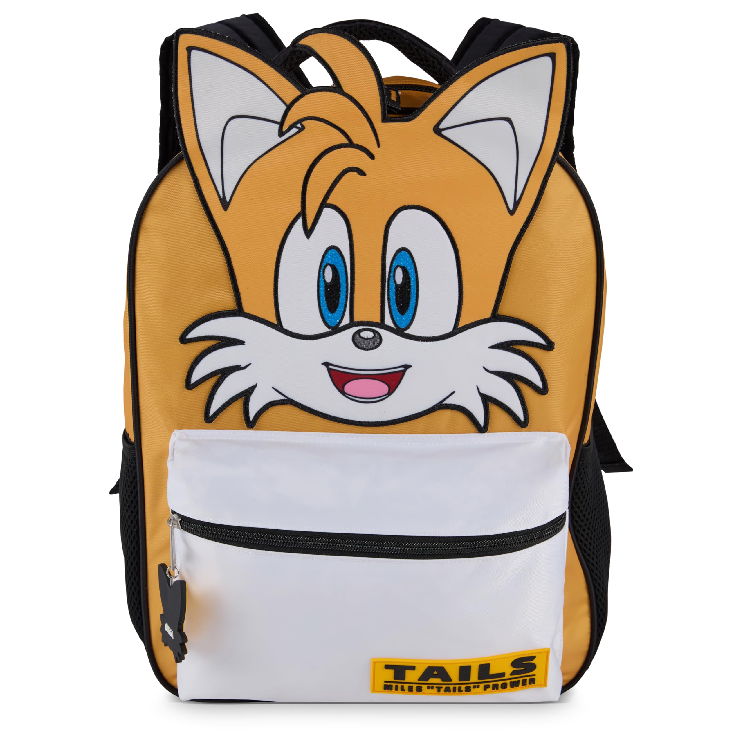AI ACCESSORY INNOVATIONS Sonic The Hedgehog Backpack for Boys & Girls, Shadow 16 Inch Schoolbag with 3D Features, Durable School Bag for Kids