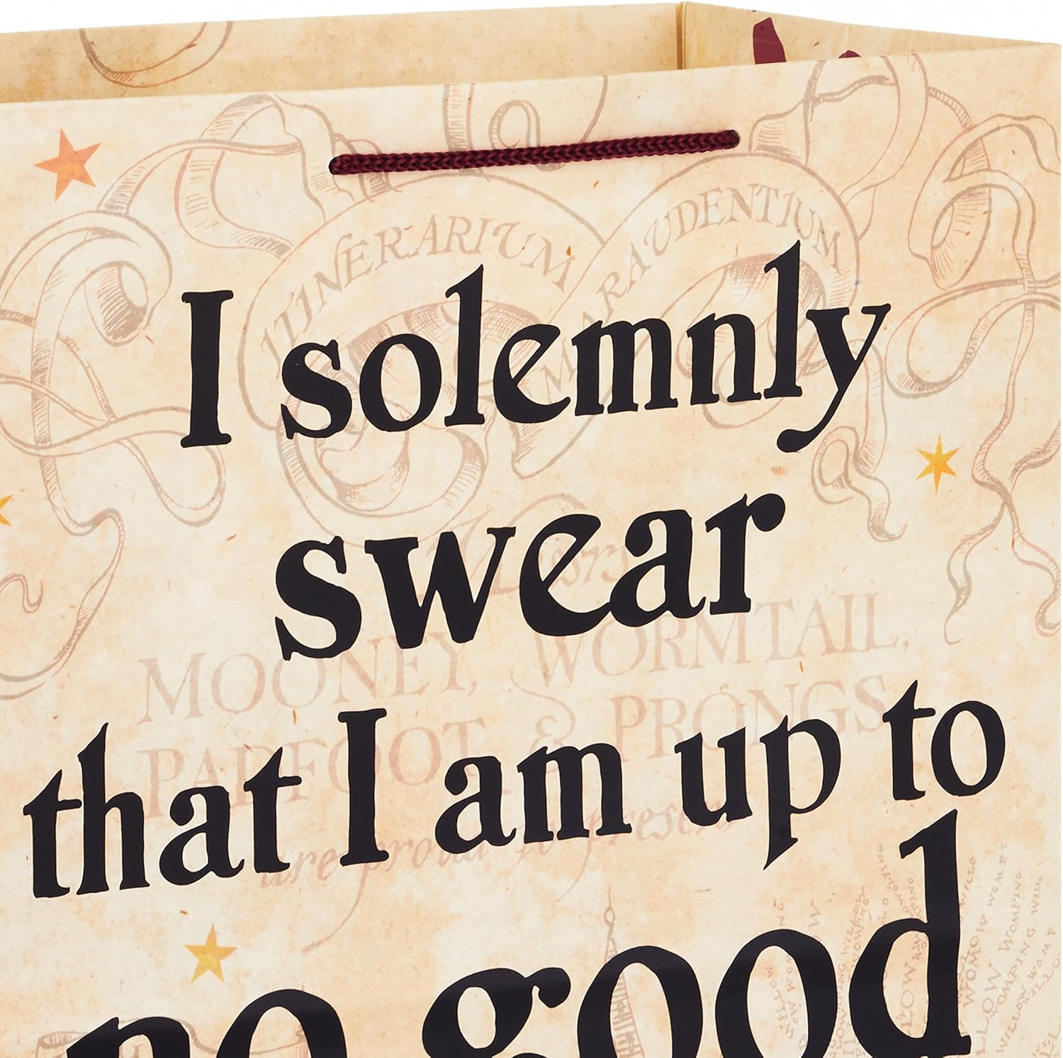 Hallmark 13" Large Harry Potter Gift Bag Bundle (3 Bags: Hogwarts Crest, Marauder's Map, Harry, Ron & Hermione) for Birthdays, Kids Parties, Christmas