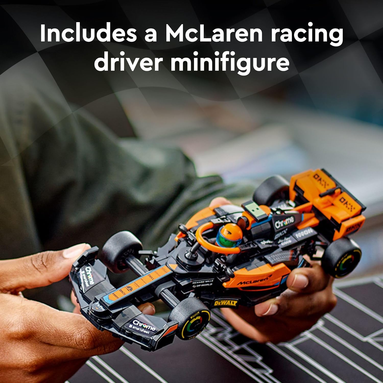 LEGO Speed Champions 2023 McLaren Formula 1 Race Car Toy for Play and Display, Buildable McLaren Toy Set for Kids, F1 Toy Gift Idea for Boys and Girls Ages 9 and Up who Enjoy Independent Play, 76919