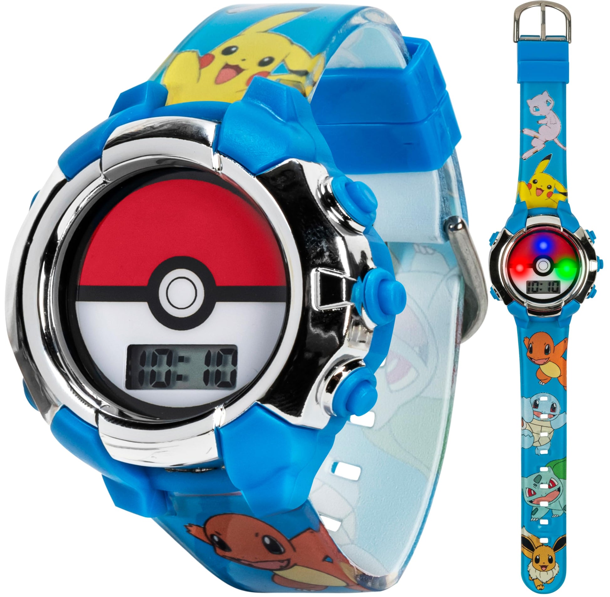 Accutime Kids Pokemon Digital LCD Quartz Watch for Boys, Girls, and Adults All Ages