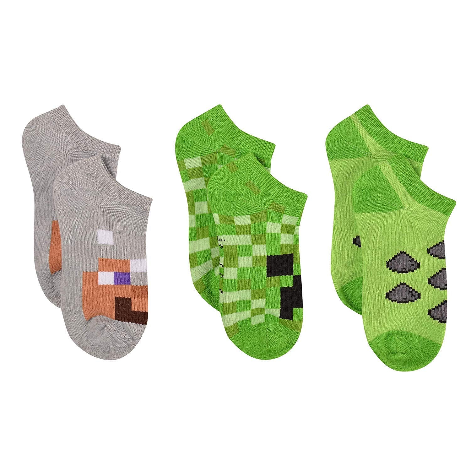 Minecraft Mens Multi-pack Socks
