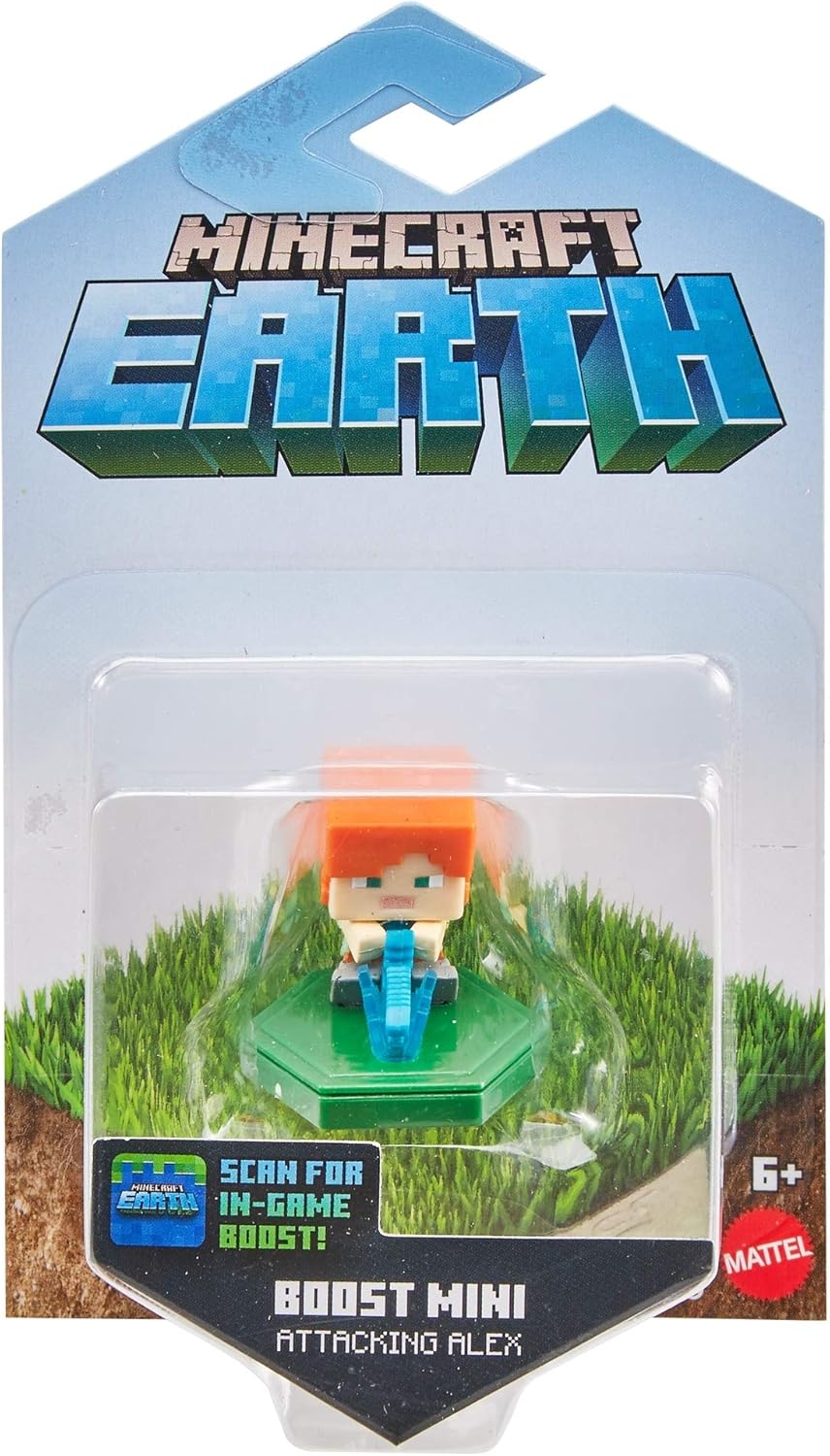 Minecraft: Earth Boost Minis - Attacking Alex Figure Pack