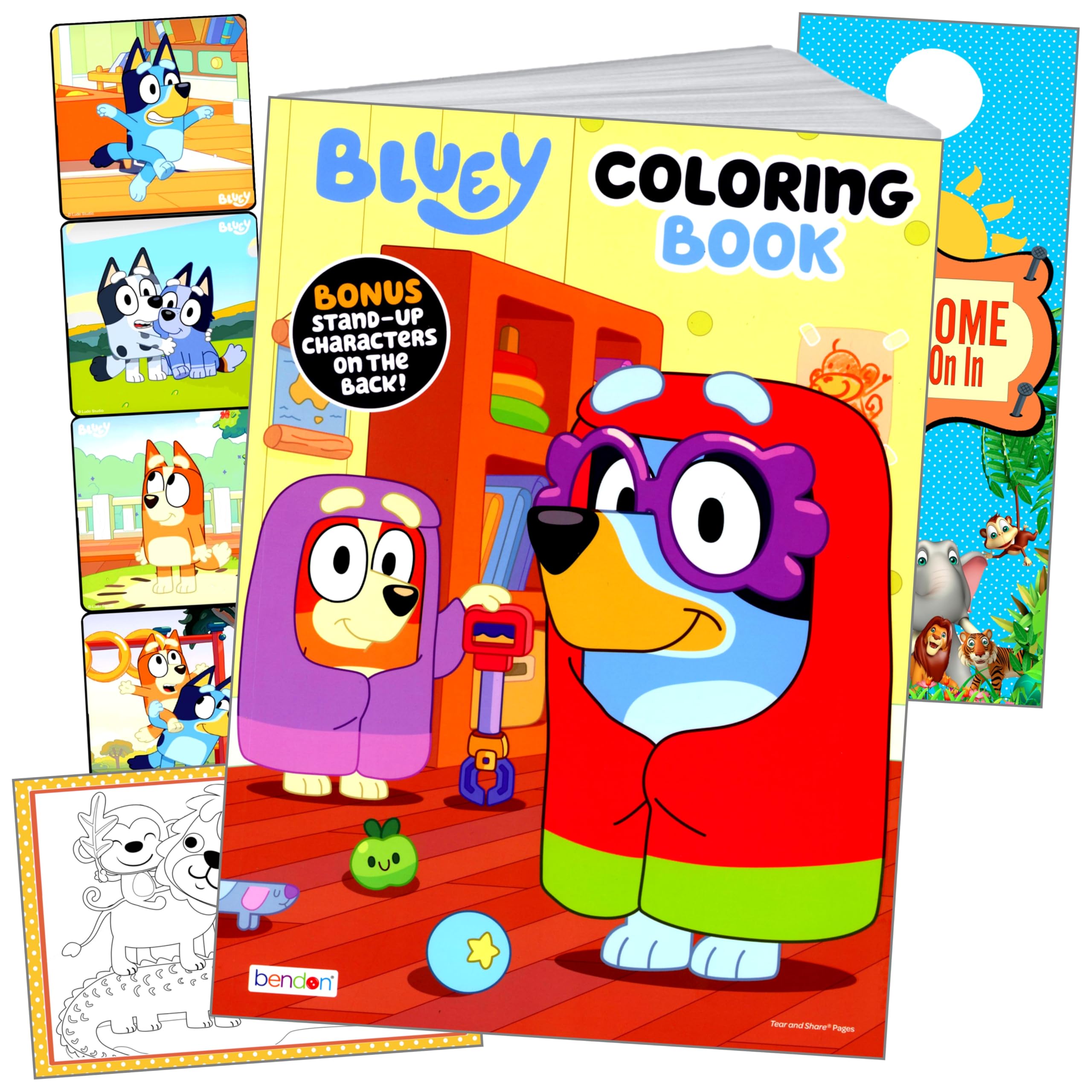 Bendon Pokemon Stickers Activity Set with Pokemon Coloring Book with Stickers, Reward Sticker Set, Craft Door Hanger