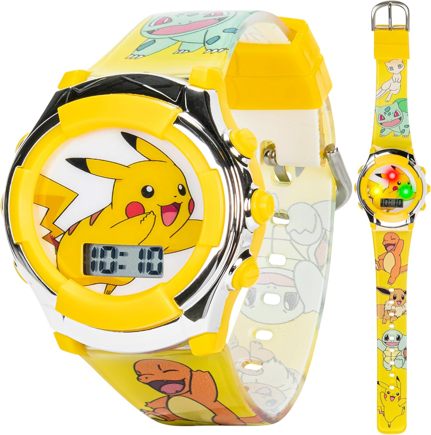 Accutime Kids Pokemon Digital LCD Quartz Watch for Boys, Girls, and Adults All Ages