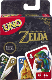 Mattel Games UNO The Legend of Zelda Card Game for Family Night with Themed Graphics & Special Rule