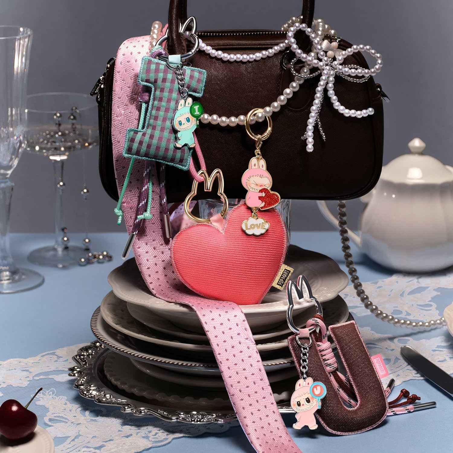 POP MART THE MONSTERS Pin for Love Series- Letter Pendant Blind Box (N-Z)