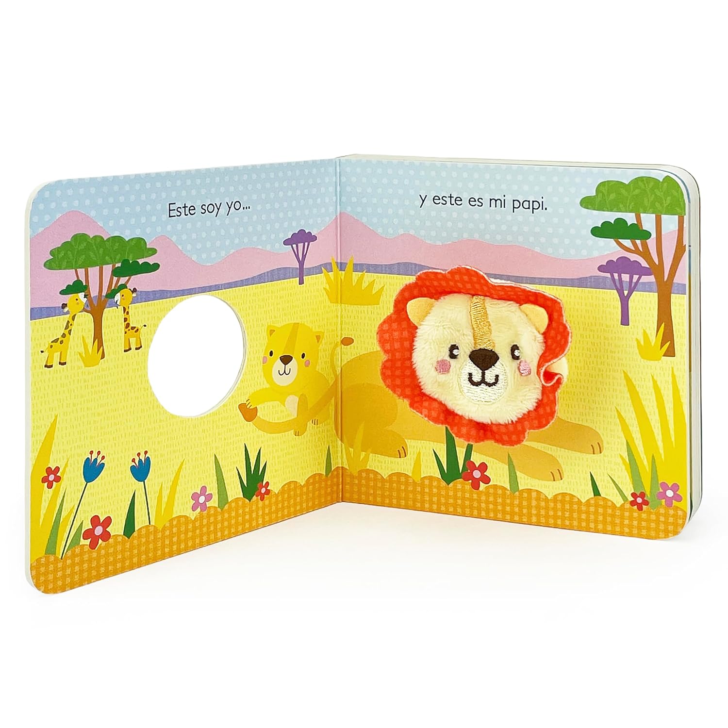 Daddy And Me / Papi y Yo Spanish Language Children's Finger Puppet Board Book, Ages 1-4 (en español) (Spanish Edition)