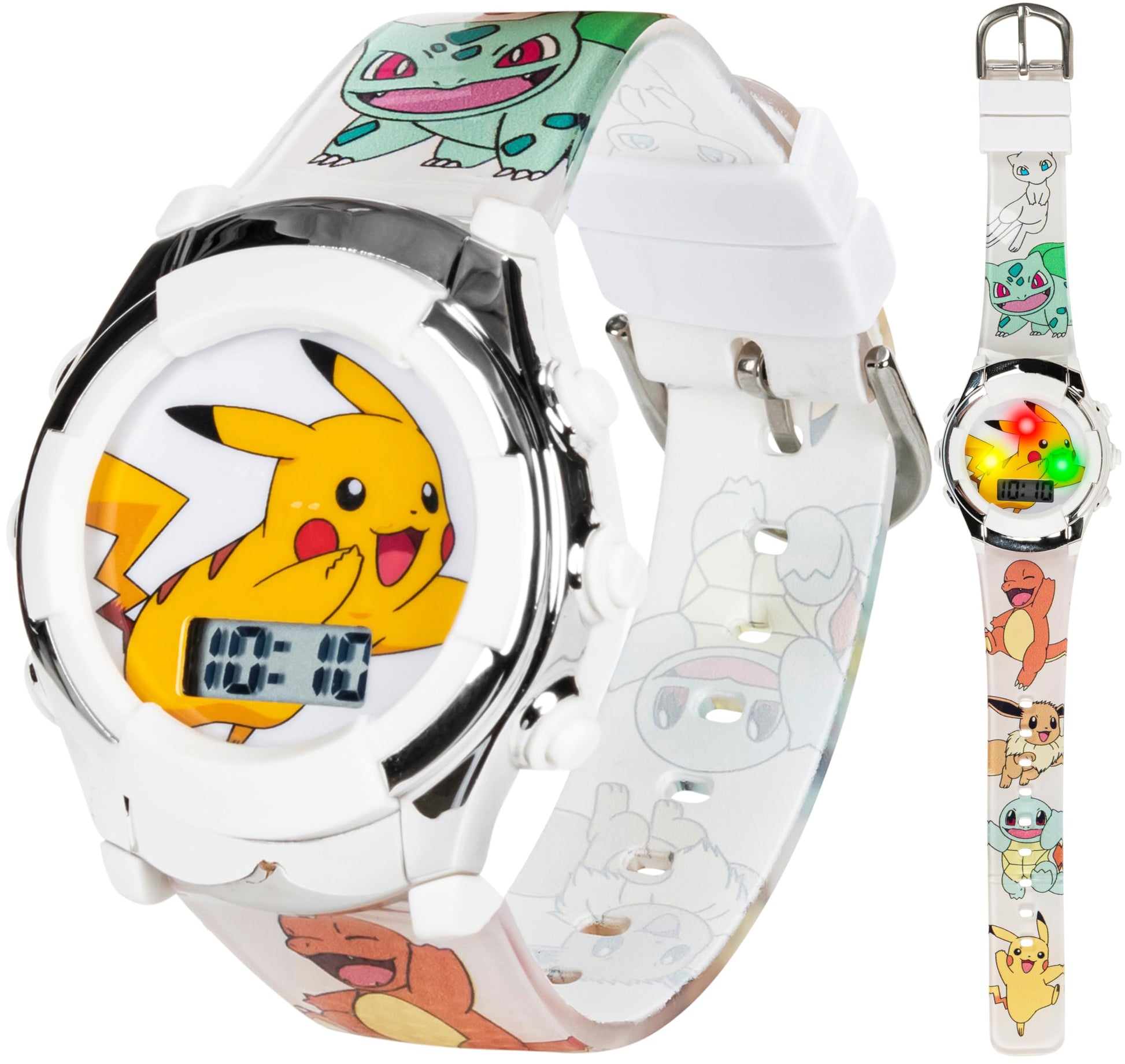 Accutime Kids Pokemon Digital LCD Quartz Watch for Boys, Girls, and Adults All Ages