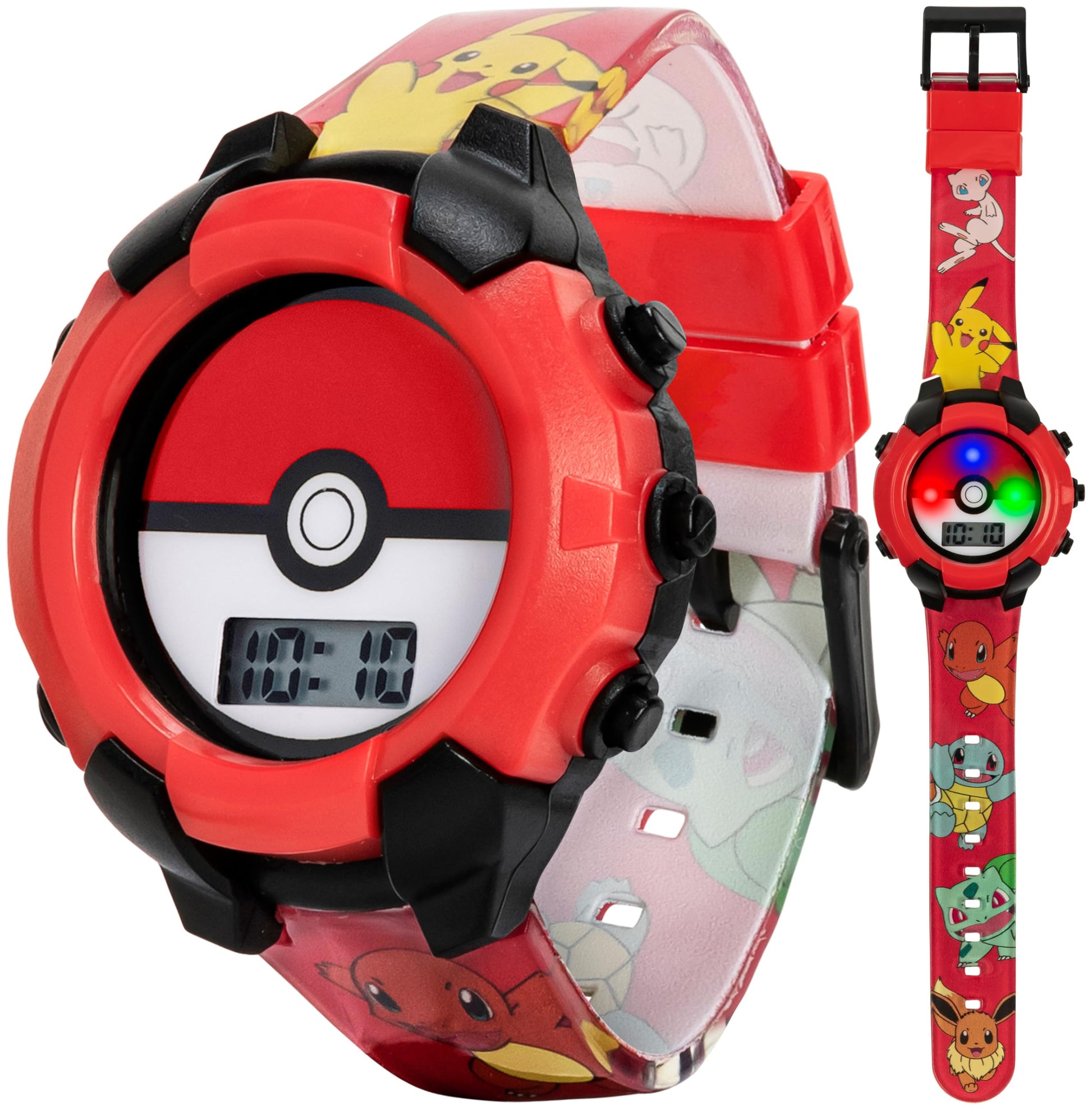 Accutime Kids Pokemon Digital LCD Quartz Watch for Boys, Girls, and Adults All Ages