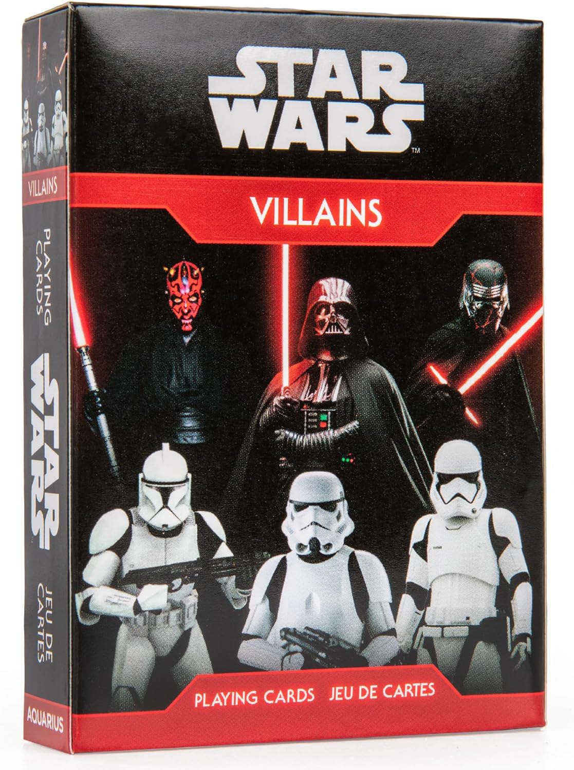 Aquarius Star Wars Villains Playing Cards - Deck of Cards Star Wars Fans - Unique Card Designs, Gift & Merchandise for All Ages
