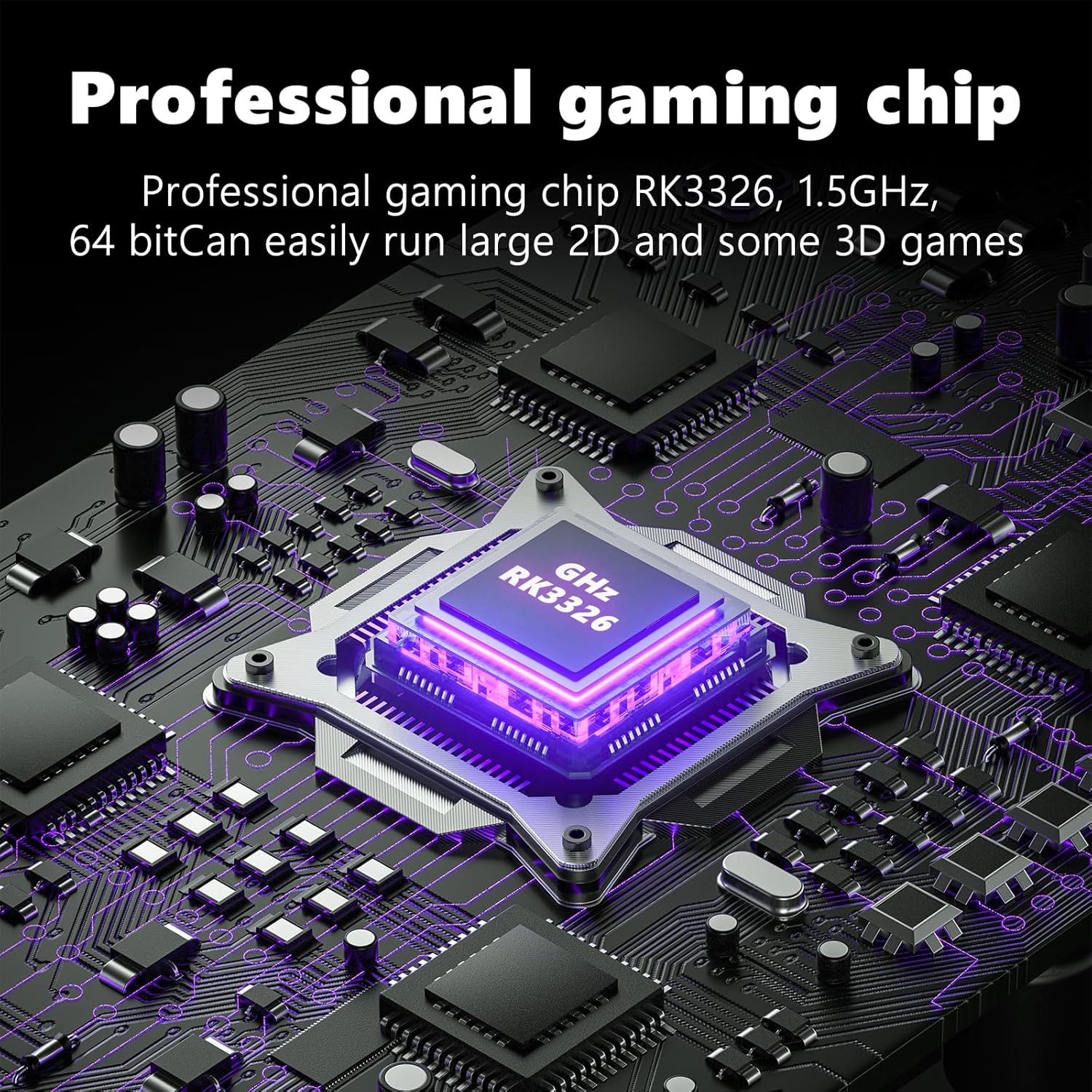 2025 New Upgrade R36ULTRA Retro Handheld Game Console with 64G Built-in 21000+ Classic Games,Portable Hand Held Open Source Linux System 4.0-in 4k HD IPS Screen Video Player (Black)