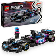 LEGO Speed Champions BWT Alpine F1 Team A524 Race Car Toy - Building Set for Kids, Boys & Girls, Ages 10+ - Toy Car for F1 Fans - Gift Idea for Birthday - 77248