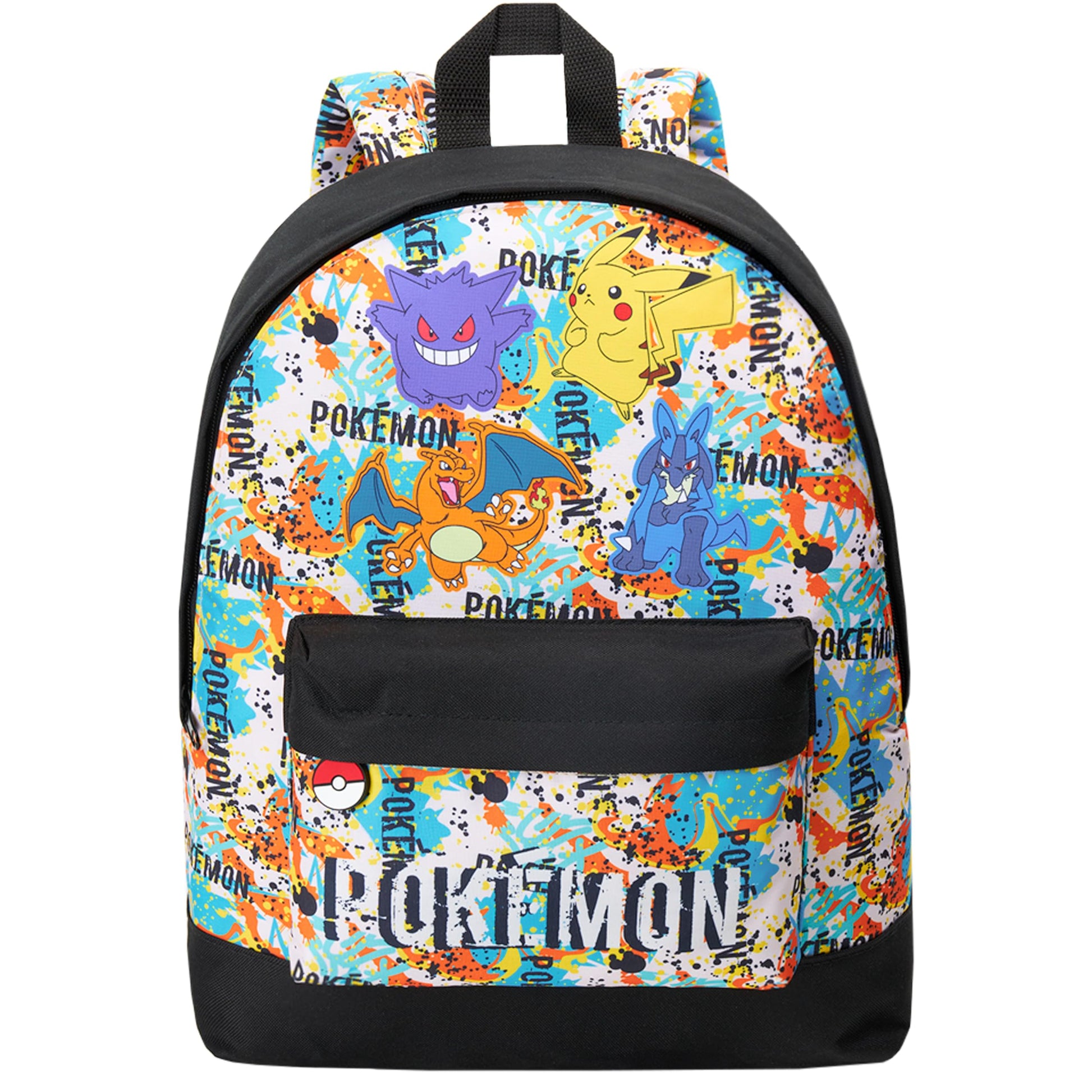 Pokemon Backpack for Kids Teens Boys Girls Pikachu Anime Bookbag Daypack Bag School Sports Gifts for Kids (Multi AOP)