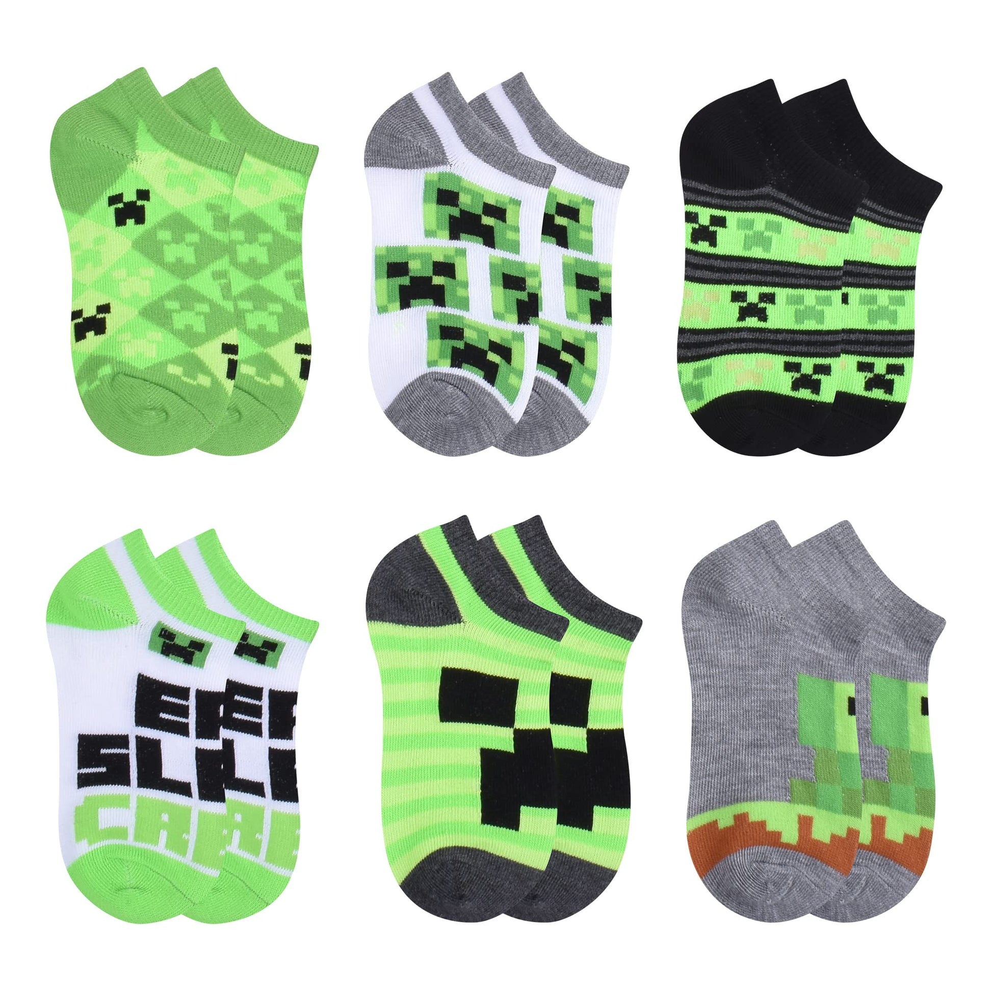 Minecraft Mens Multi-pack Socks