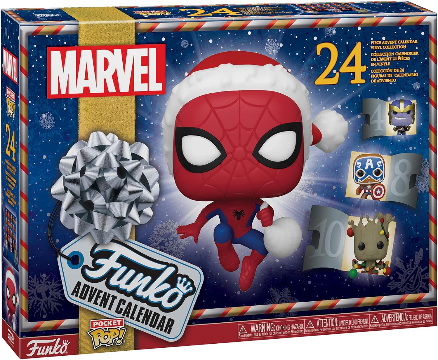 Funko Pop! Advent Calendar: Marvel - 24 Days of Surprises - Collectible Vinyl Mini Figures - Mystery Box - Gift Idea - Holiday Present for Girls, Boys & Kids - Christmas Countdown
