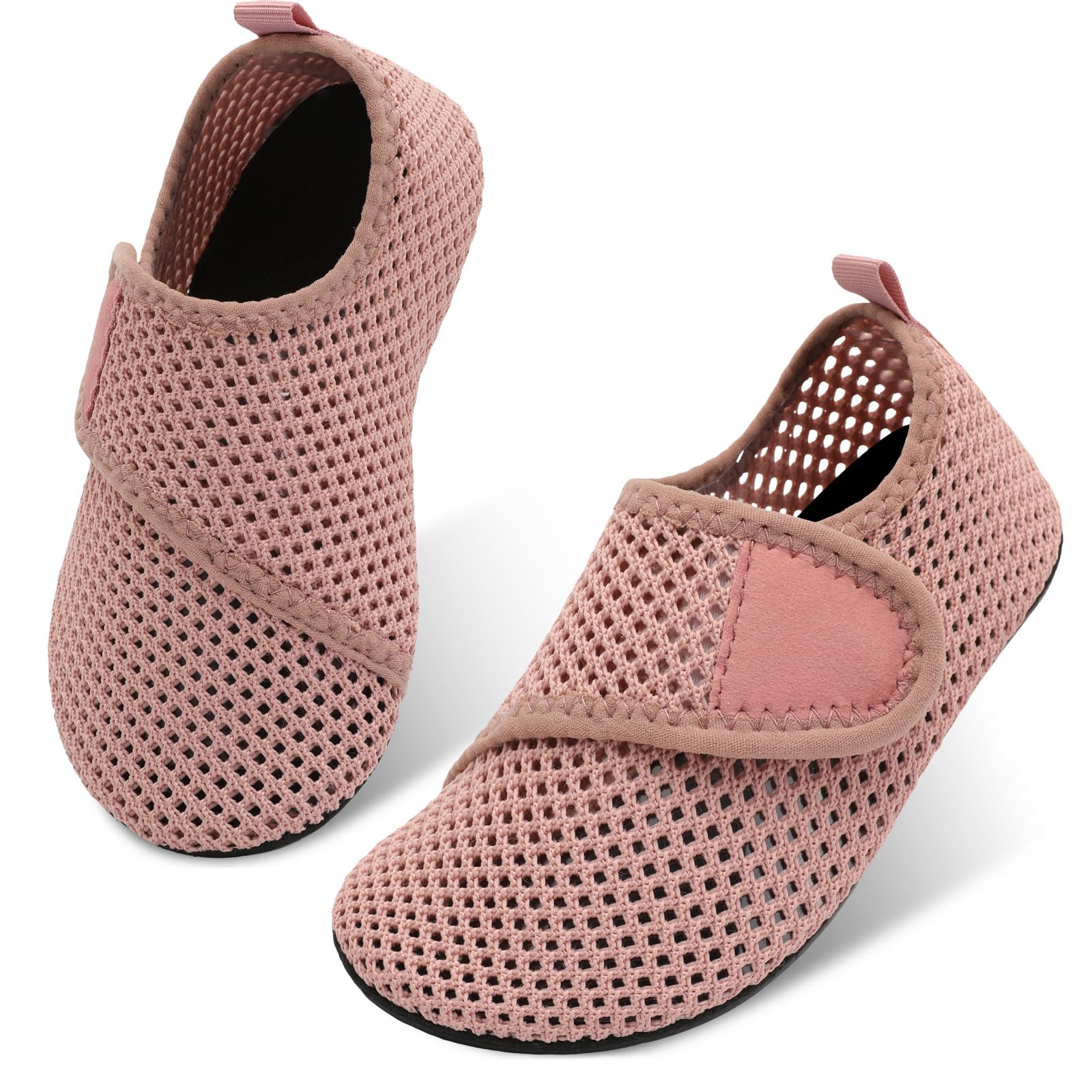 JIASUQI Kids Boys and Girls Summer Athletic Water Shoes Aqua Socks for Beach Swimming Pool