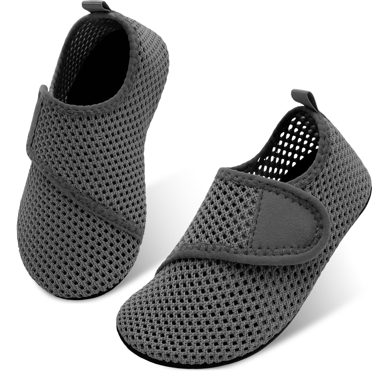 JIASUQI Kids Boys and Girls Summer Athletic Water Shoes Aqua Socks for Beach Swimming Pool