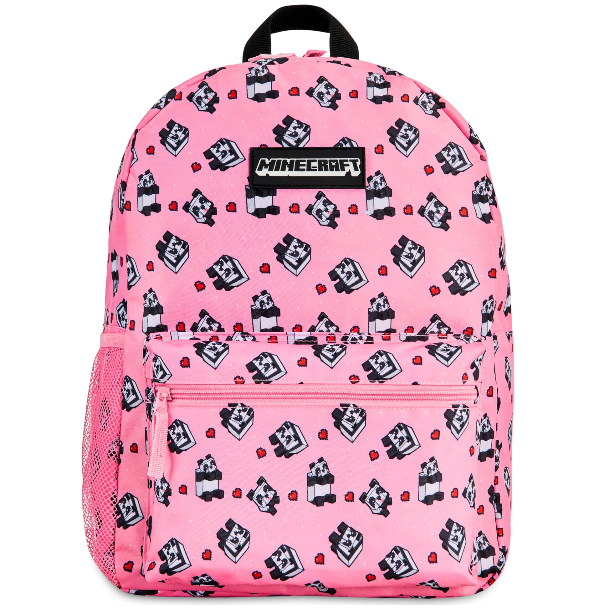 Minecraft Backpack for Boys Kids Teens Adjustable Straps Front Pocket Daypack Backpacks for Sports Gym School Gamer Gifts (Blue)