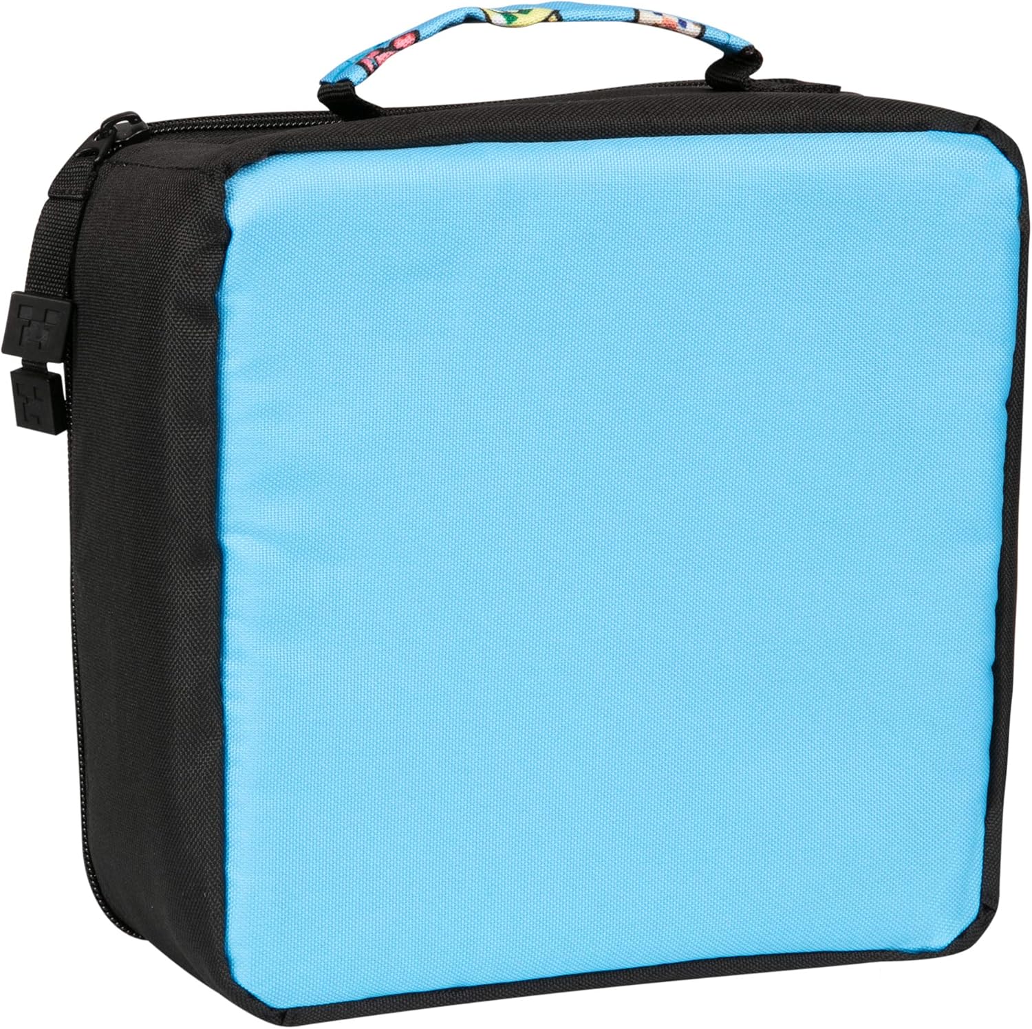 JINX Minecraft Bobble Mobs Insulated Kids School Lunch Box, Blue, 8.5"x 4"