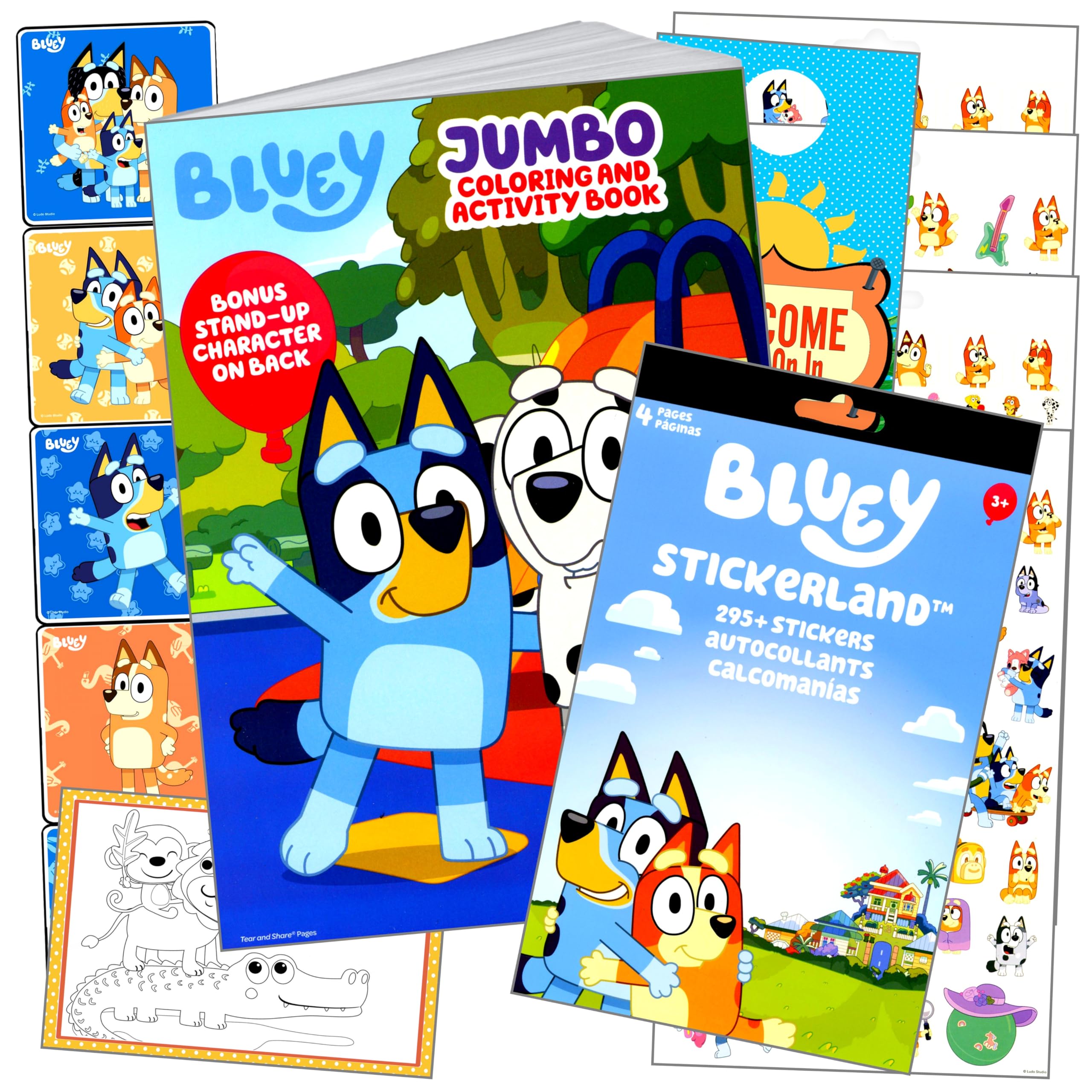 Bendon Pokemon Stickers Activity Set with Pokemon Coloring Book with Stickers, Reward Sticker Set, Craft Door Hanger