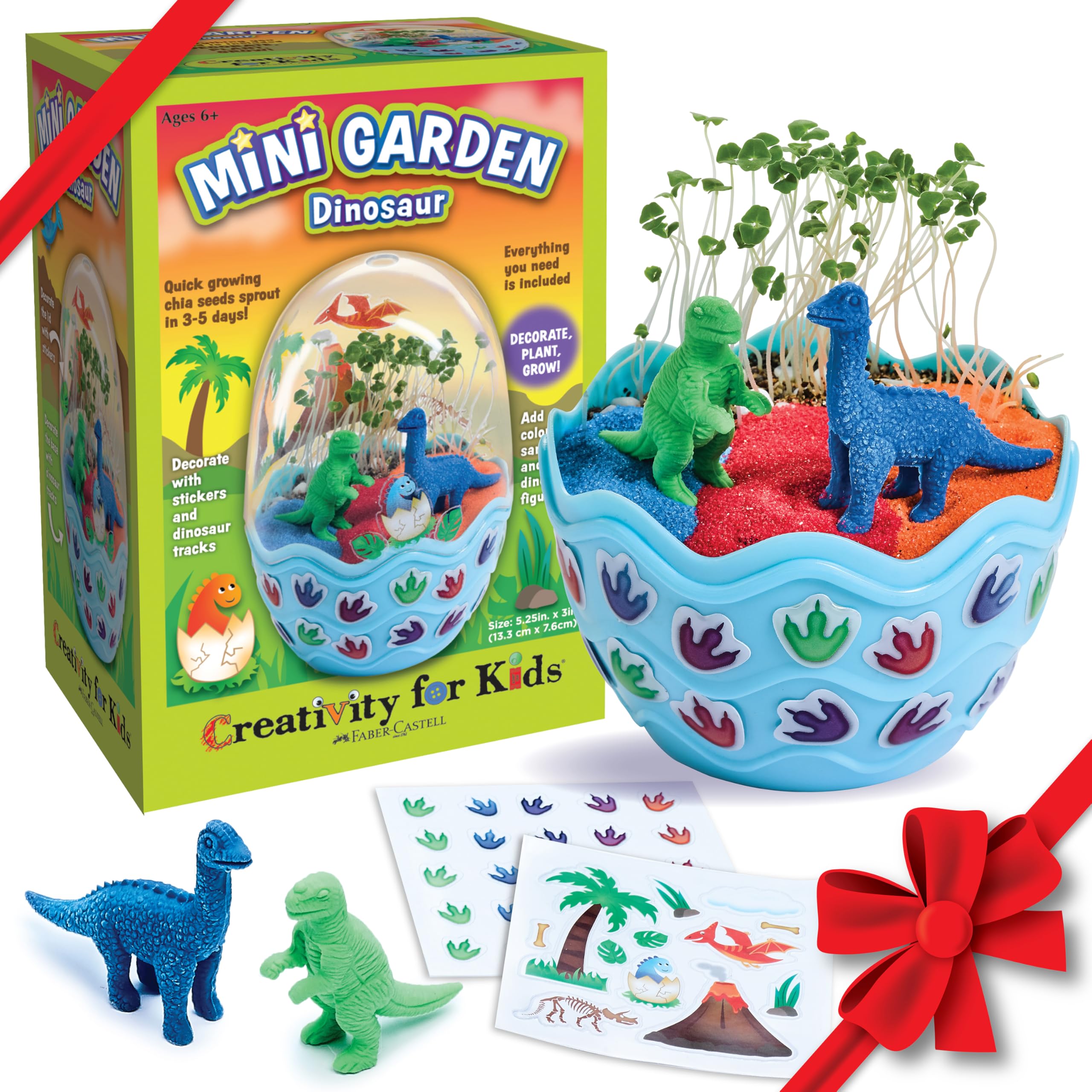 Creativity for Kids Mini Garden: Mermaid Terrarium Kit - Mermaid Gifts for Girls, Crafts and Toys, Holiday Stocking Stuffers for Kids (Ages 6+)