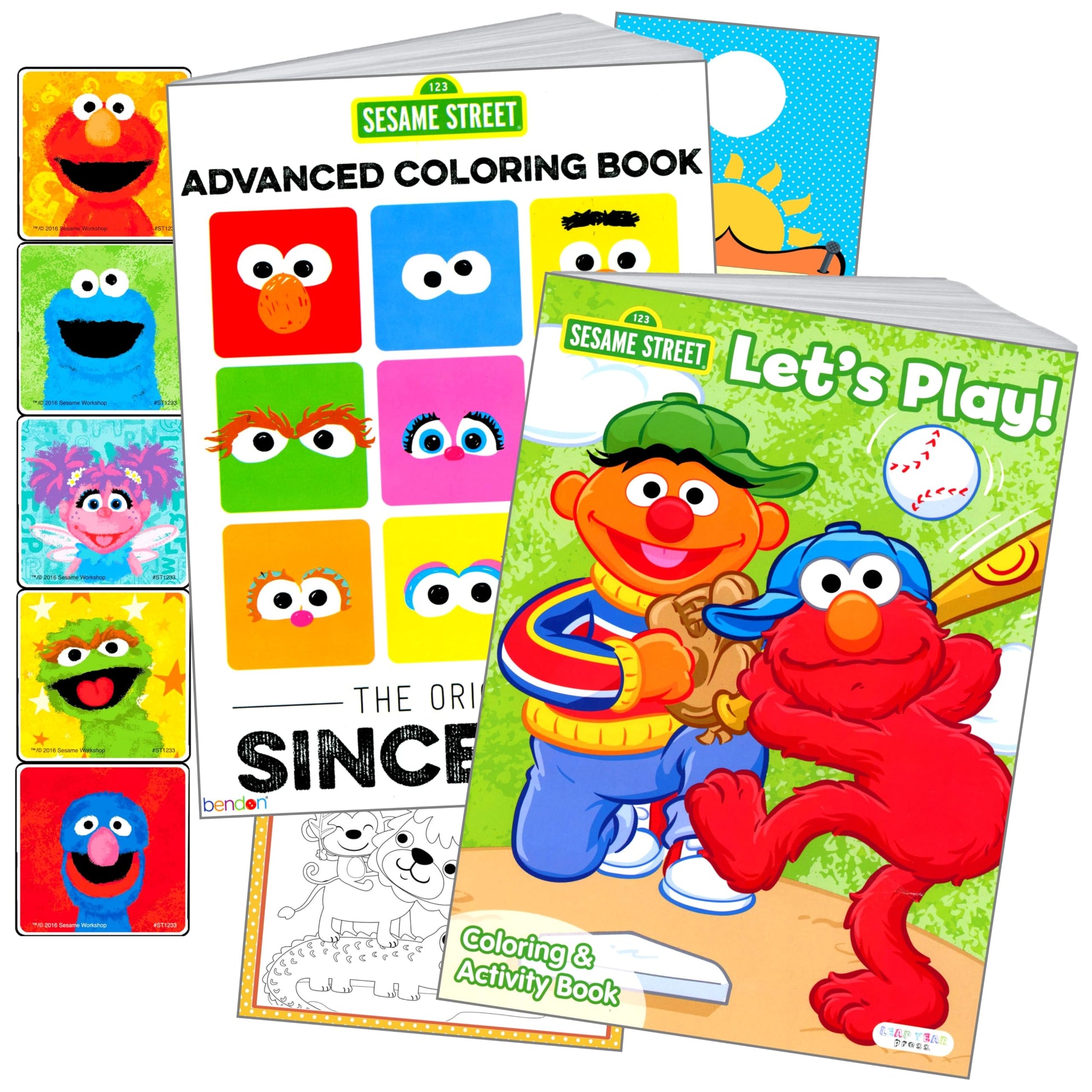 Bendon Pokemon Stickers Activity Set with Pokemon Coloring Book with Stickers, Reward Sticker Set, Craft Door Hanger