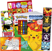 Bendon Pokemon Stickers Activity Set with Pokemon Coloring Book with Stickers, Reward Sticker Set, Craft Door Hanger