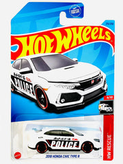 Hot Wheels 2022 HW Rescue 2018 Honda Civic Type R Police -
