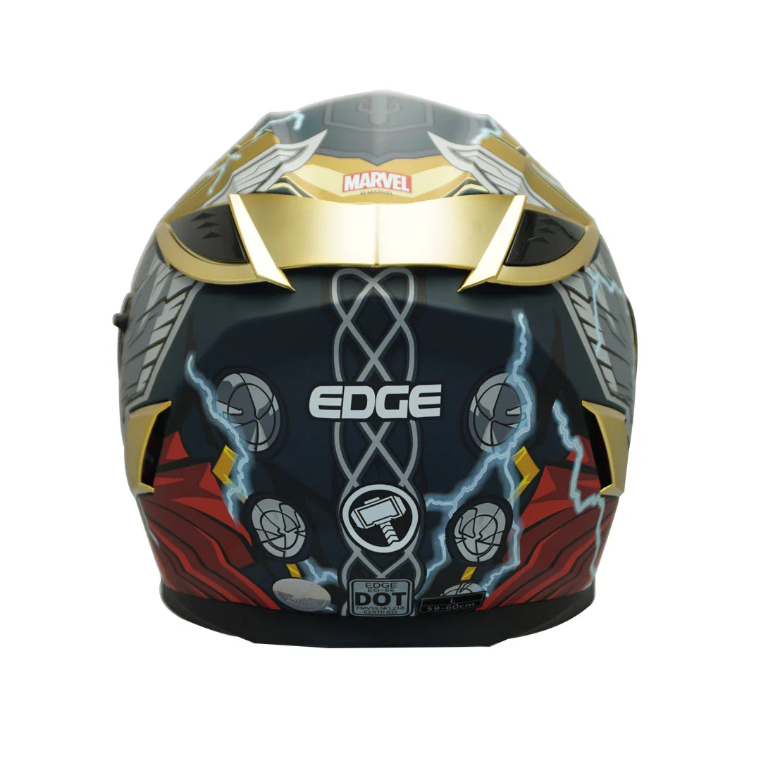 Casco · Marvel Edition · Thor· Certificado DOT