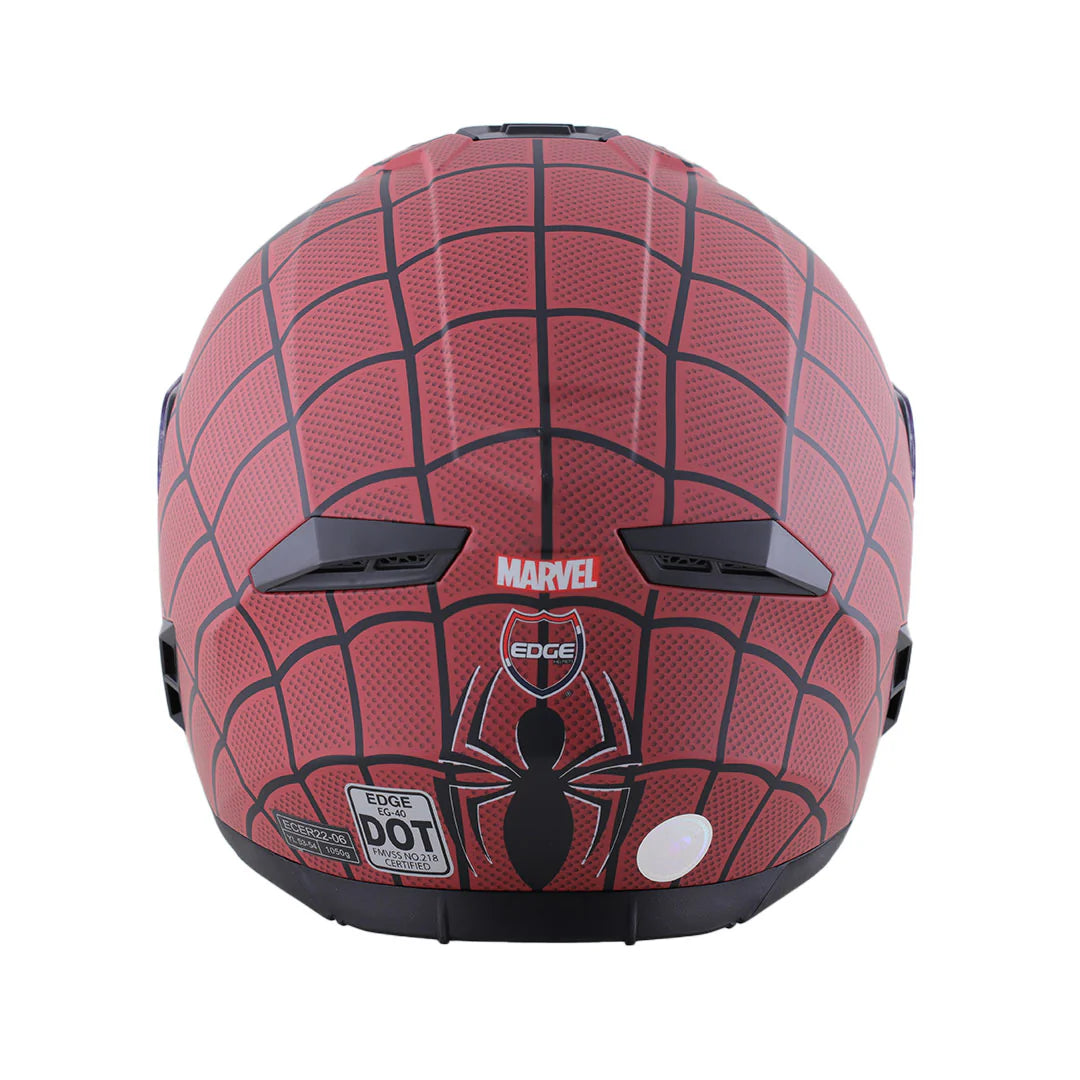 Casco · Marvel Edition · Spider-Man · Certificado DOT