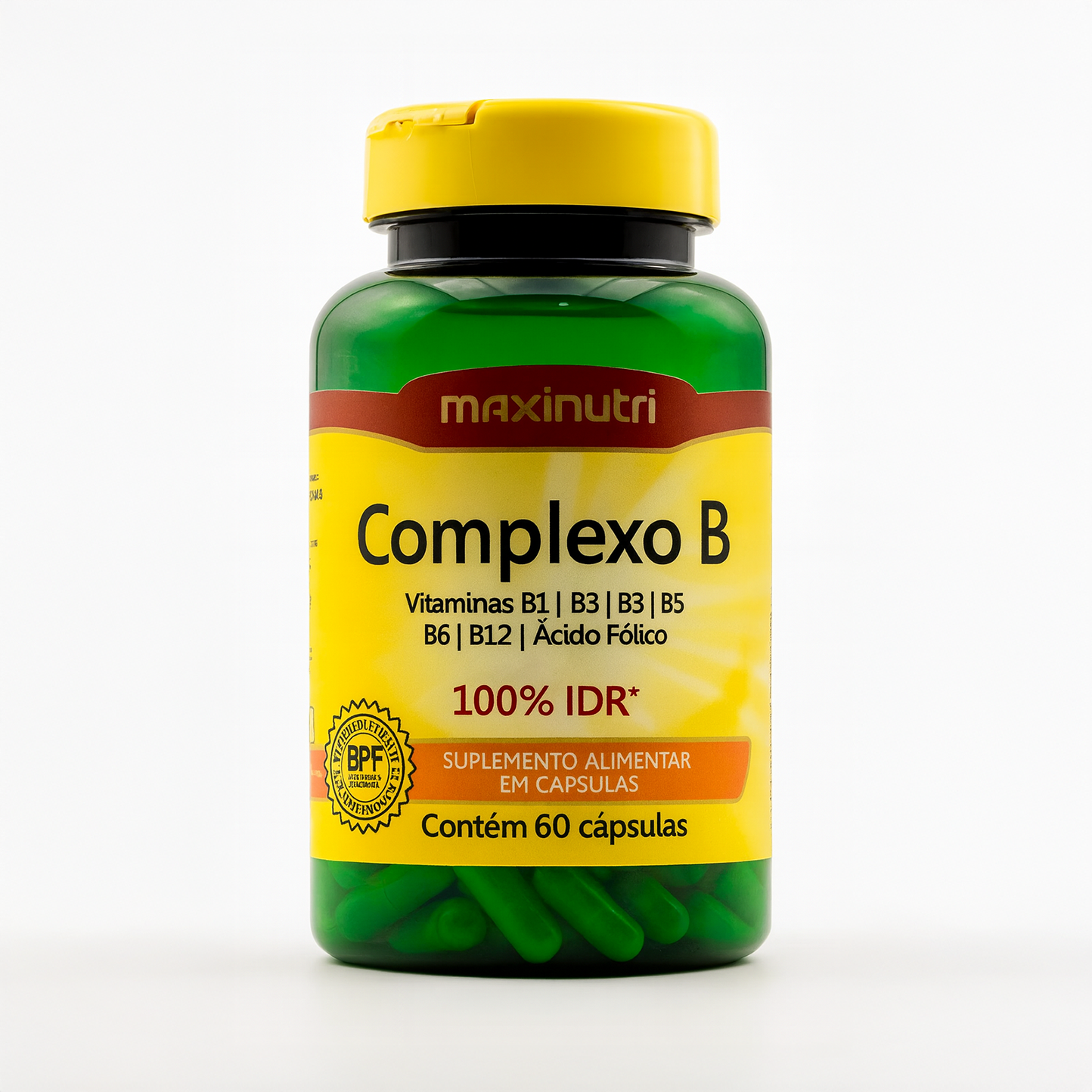 B complex - vitamins B1, B2, B3, B5, B6, B12 and folic acid